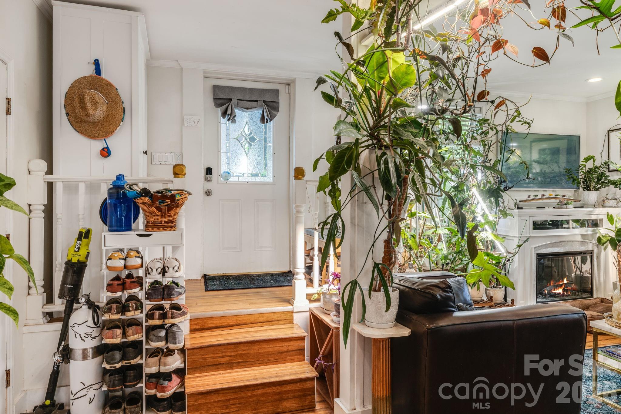 Middle unit entry - 107 Courtland Avenue, Asheville