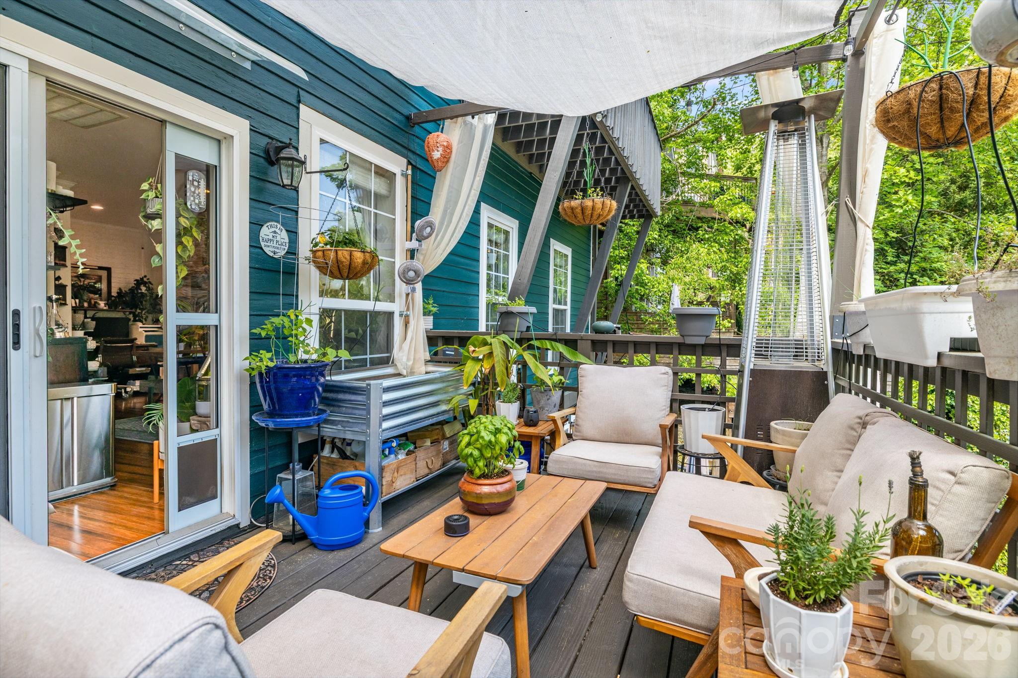 Middle unit balcony - 107 Courtland Avenue, Asheville
