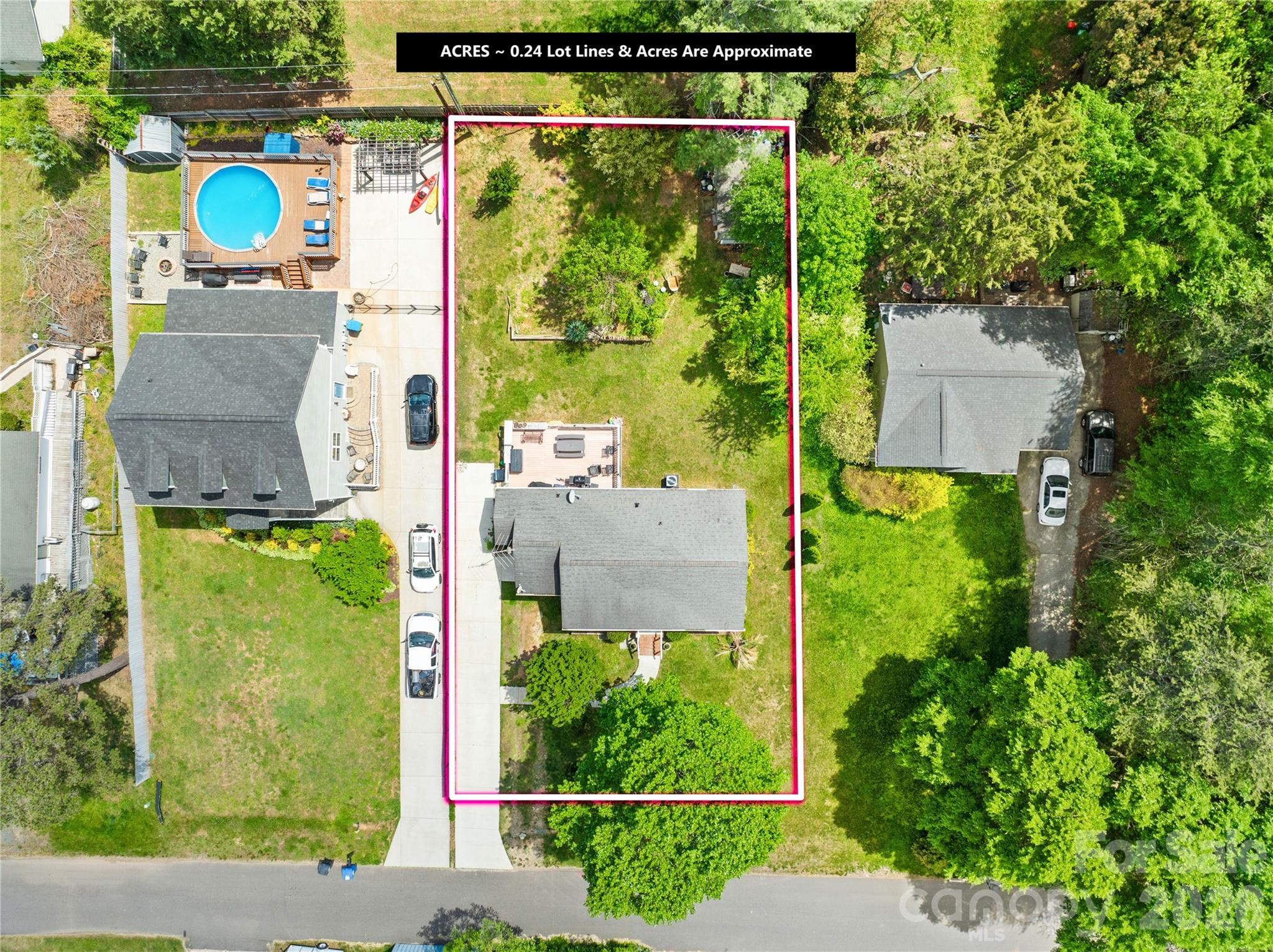 Arial view - 145 Driftwood Drive, Mooresville