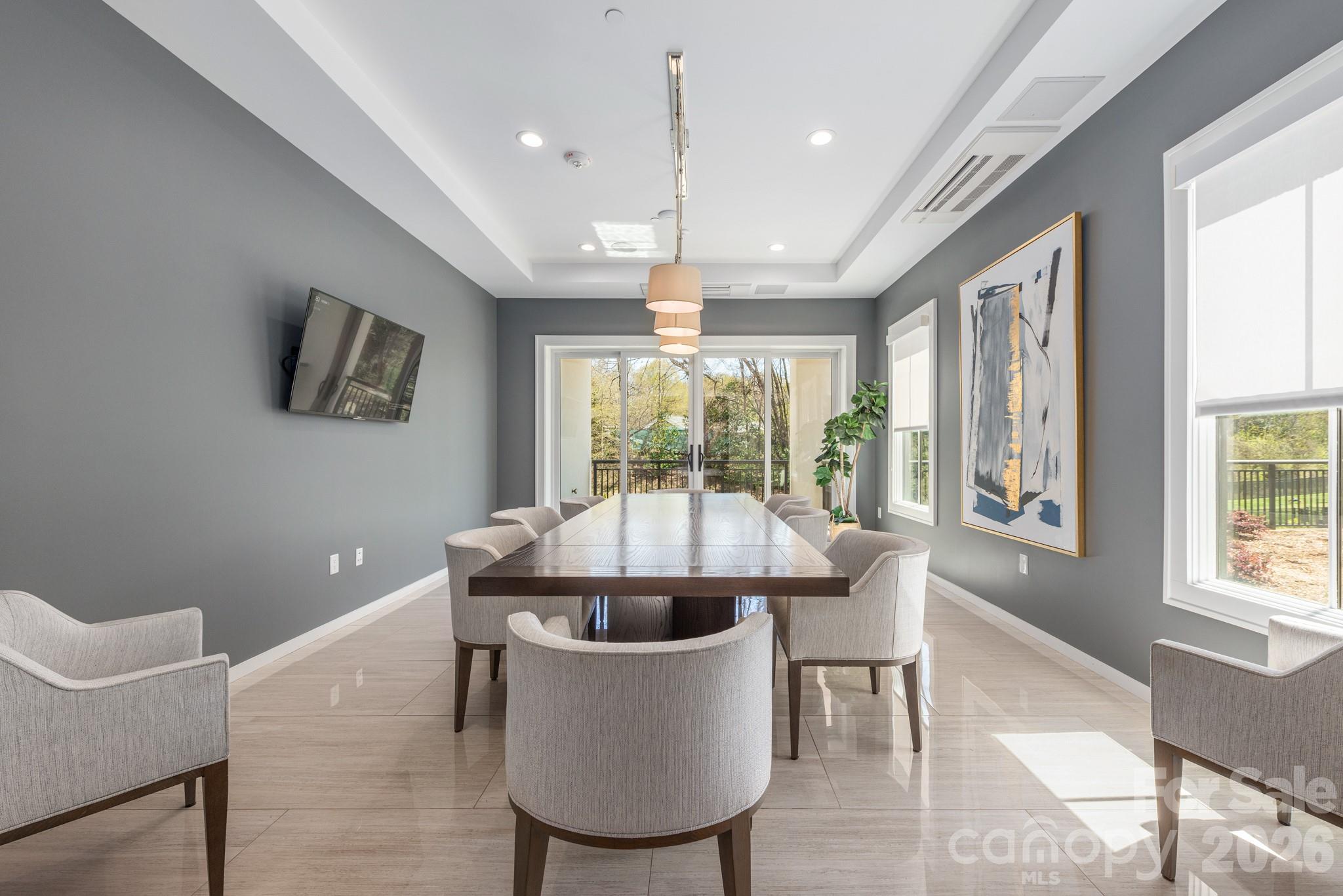 Meeting room community area - 19329 Watermark Drive, Cornelius