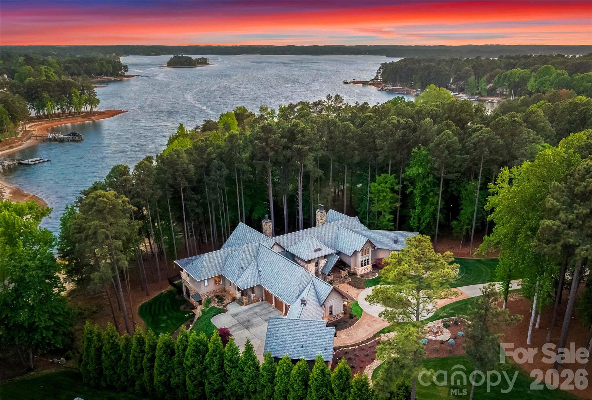 The Estate from Above - 171 White Horse Drive, Mooresville