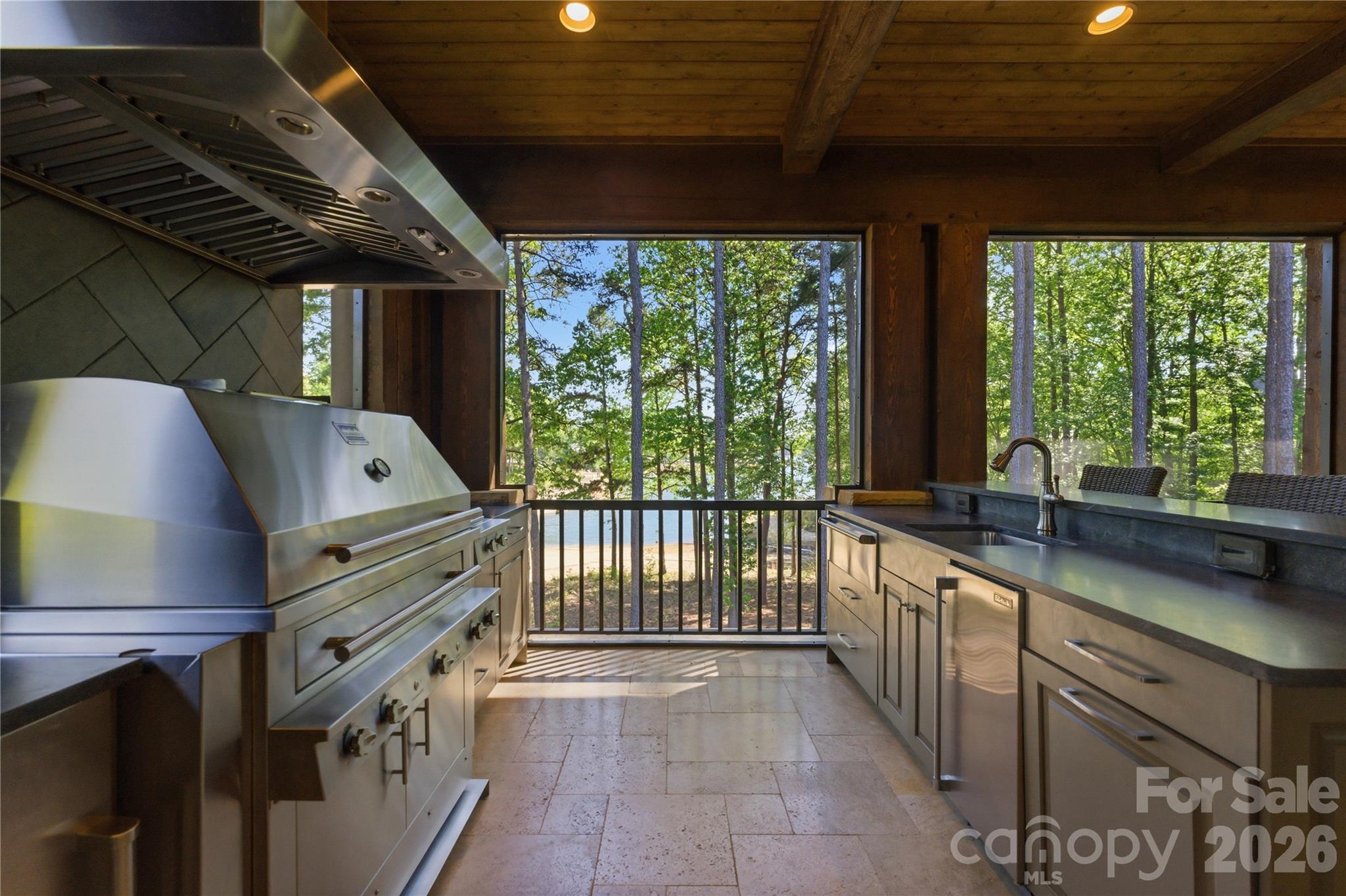 Outdoor Chef’s Kitchen - 171 White Horse Drive, Mooresville