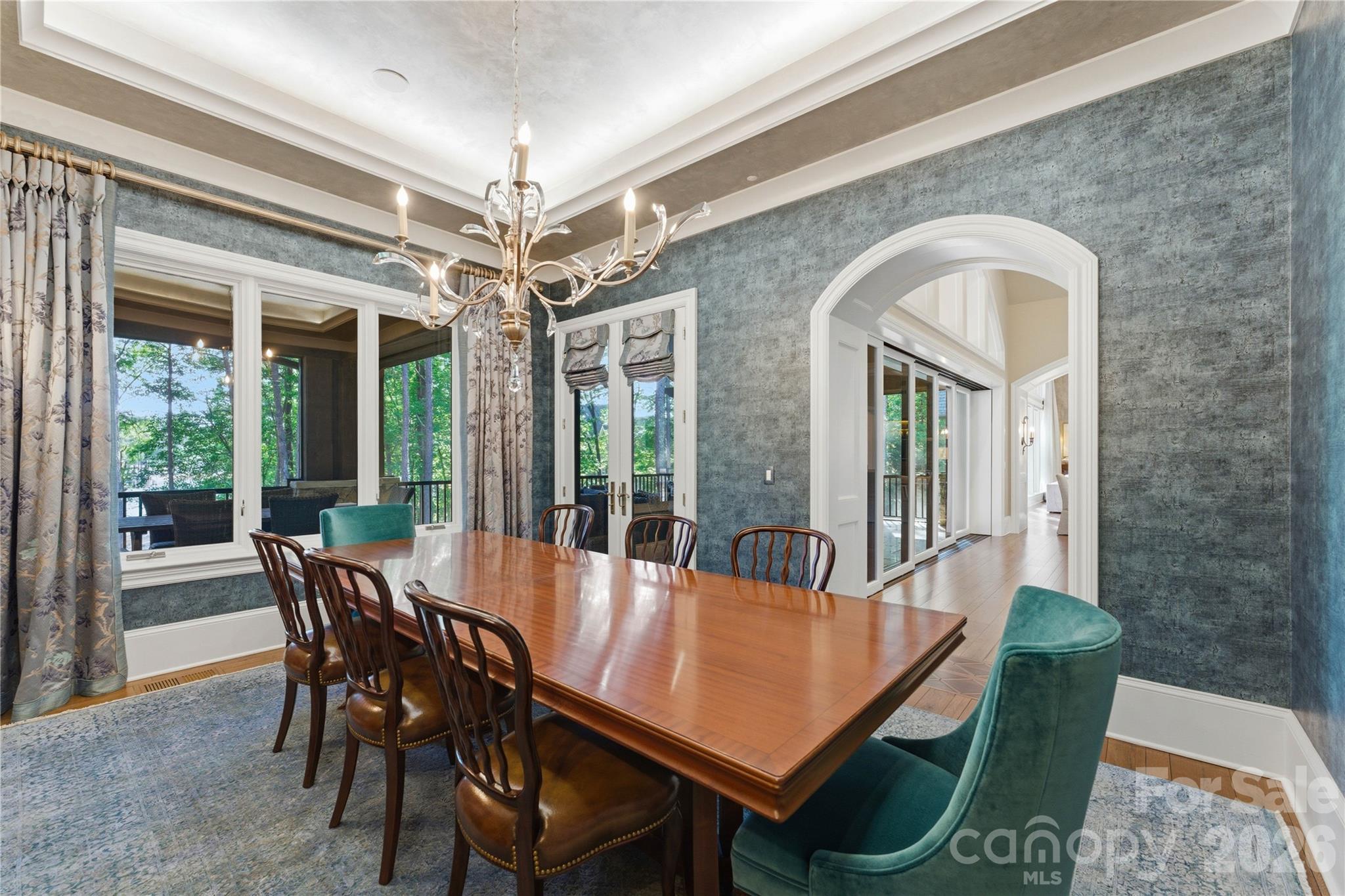 The Formal Dining Room - 171 White Horse Drive, Mooresville