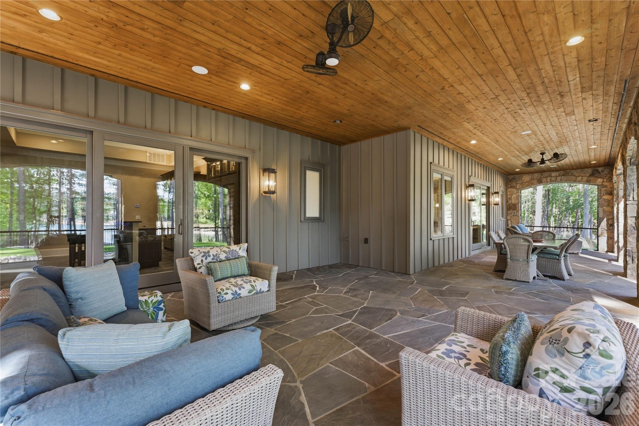 Lower-level Covered Retreat - 171 White Horse Drive, Mooresville