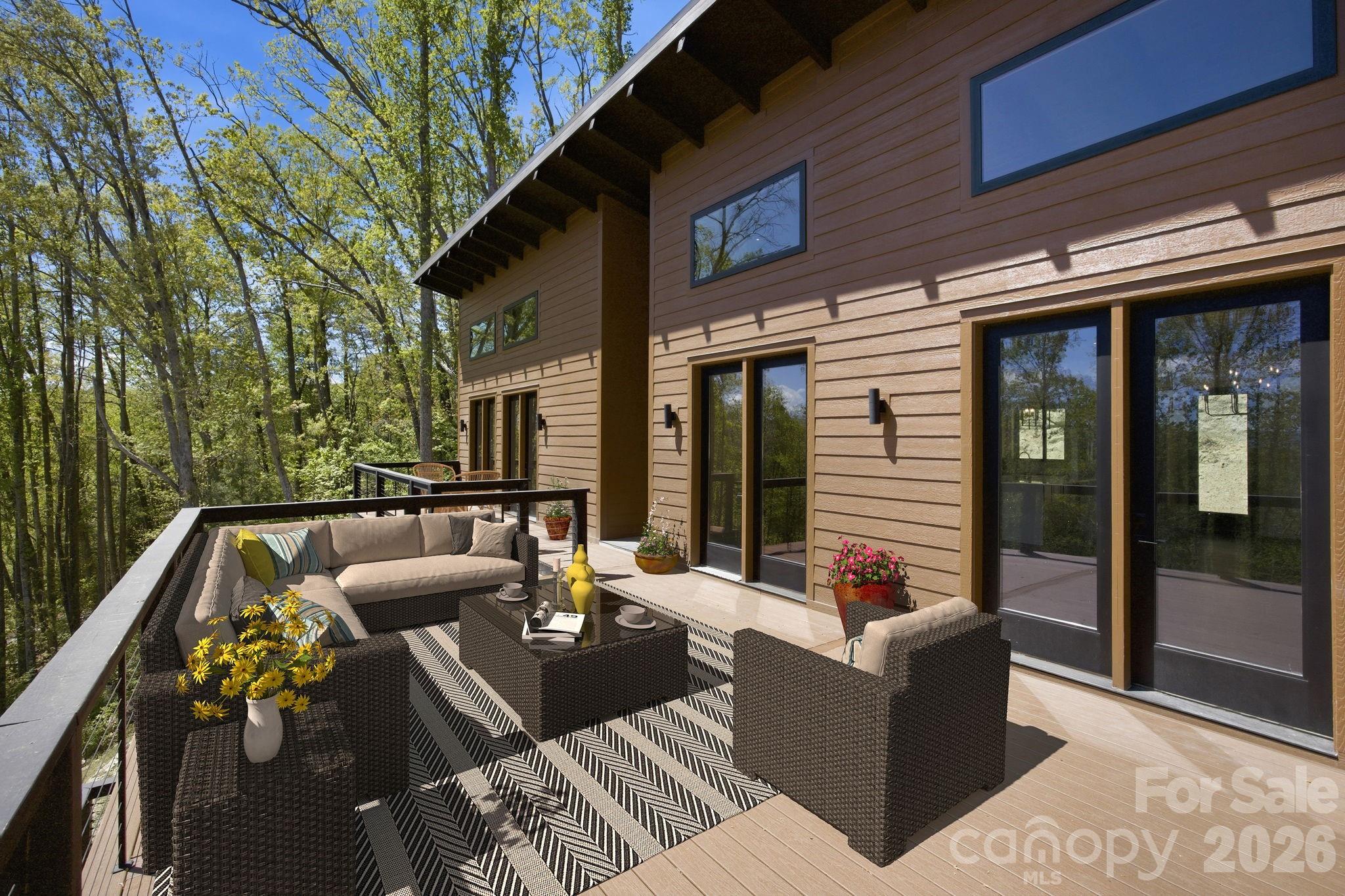 Front Deck - Virtually Staged - 102 Sandpiper Palisades Street, Hendersonville