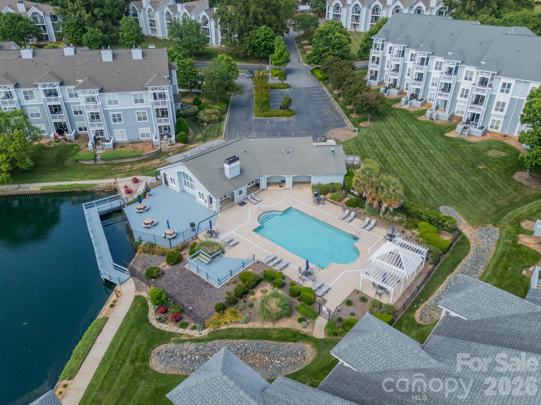 Community pool and clubhouse. Yes, a real clubhouse where parties and gatherings are held. - 18736 Nautical Drive, Cornelius