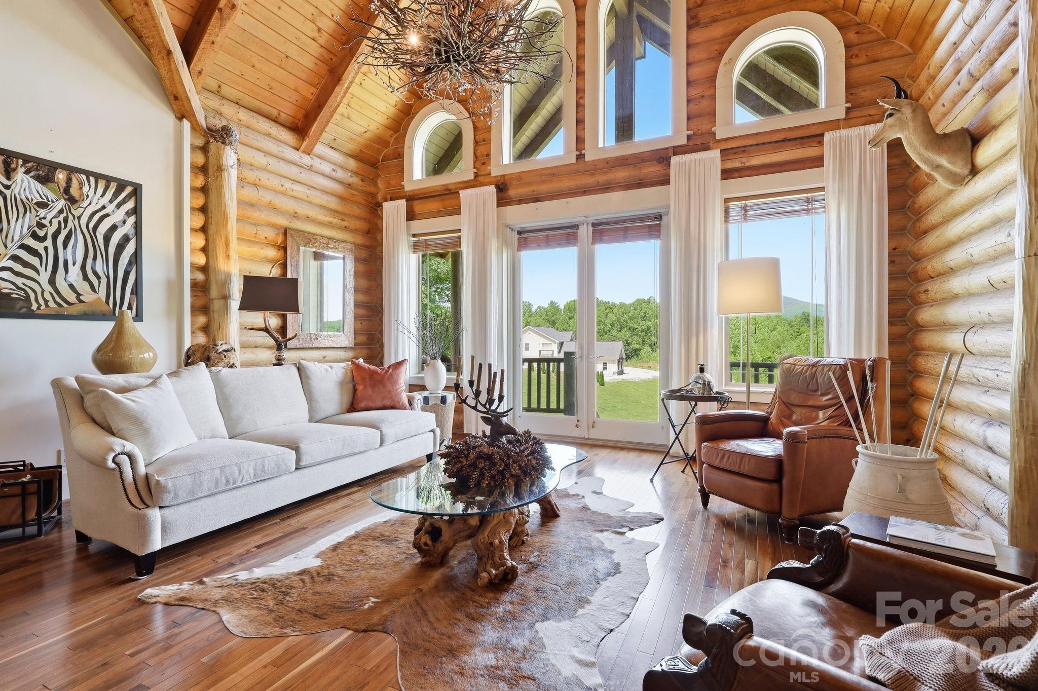 Floor to Ceiling Living Room Windows - 112 Sunny Morning Court, Hendersonville