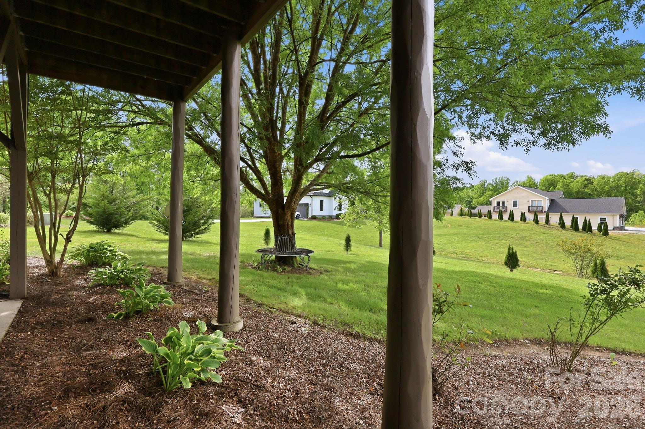 Ground Level View of Back Yard - 112 Sunny Morning Court, Hendersonville