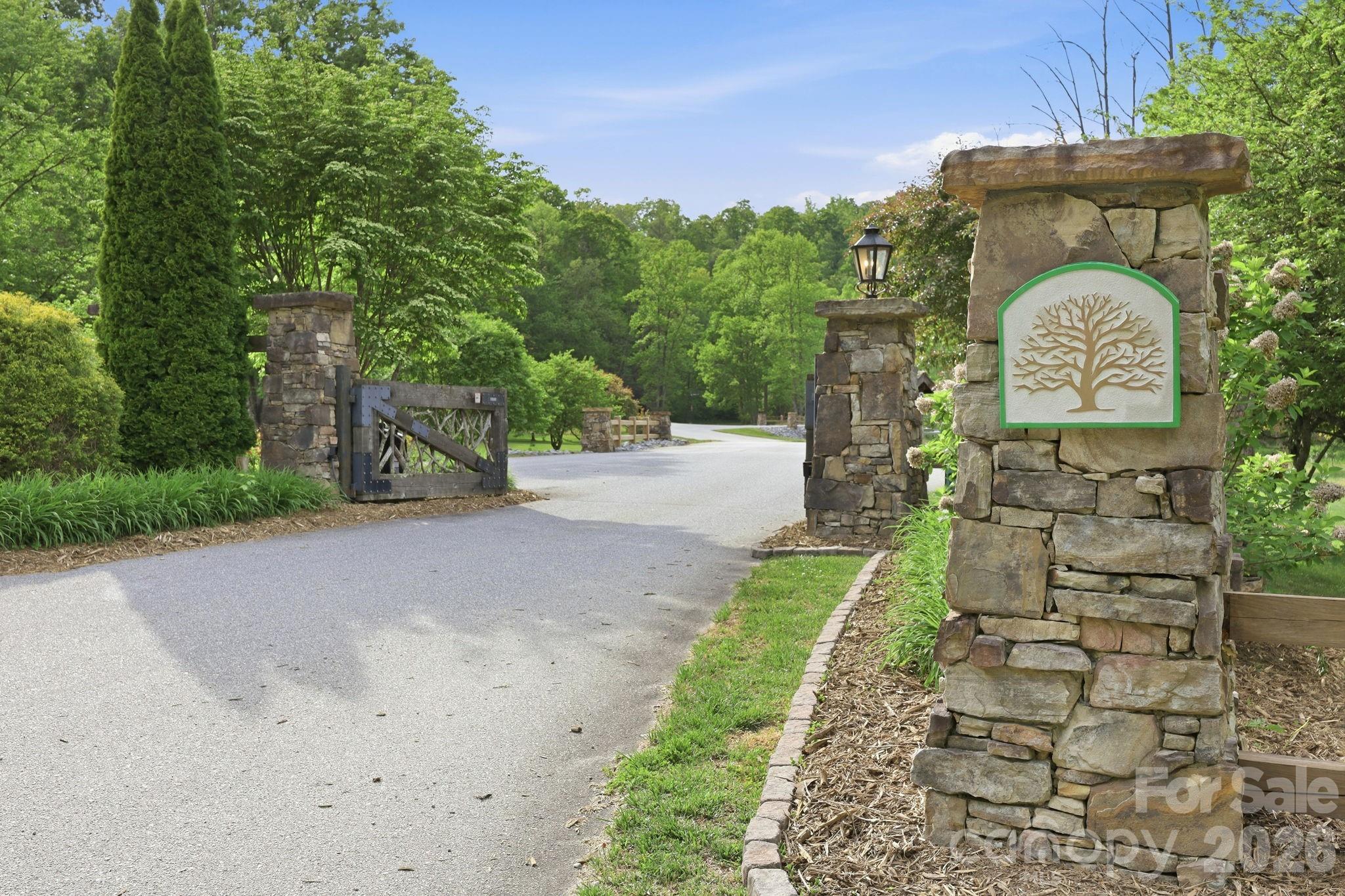Gate Entrance to Old Orchard - 112 Sunny Morning Court, Hendersonville