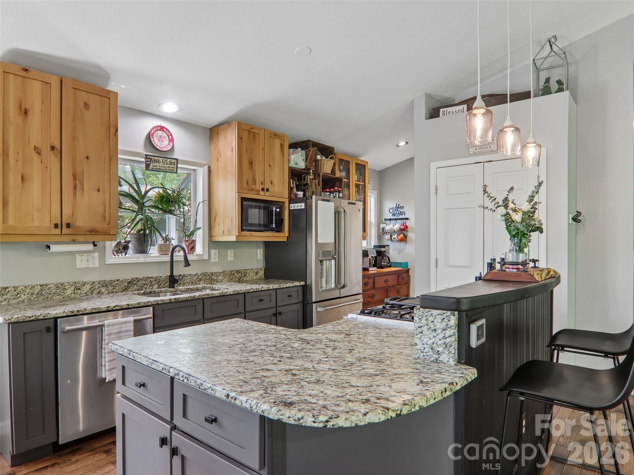 Granite countertops - 554 Pisgah Forest Drive, Pisgah Forest