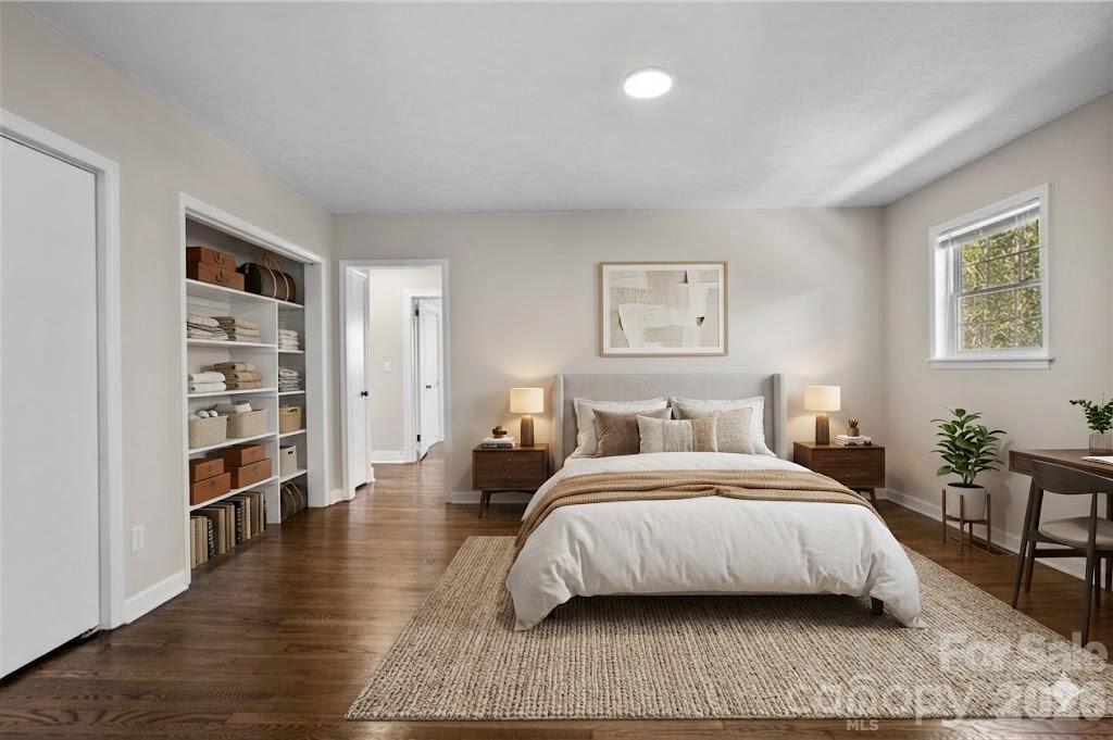 Unit #2 Bedroom AI staged - 301 N Fulton Street, Salisbury