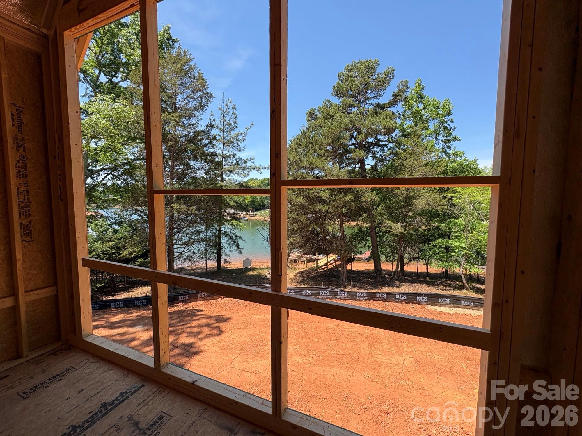 View from secondary bedroom during construction 5.3.26 - 505 Kemp Road, Mooresville