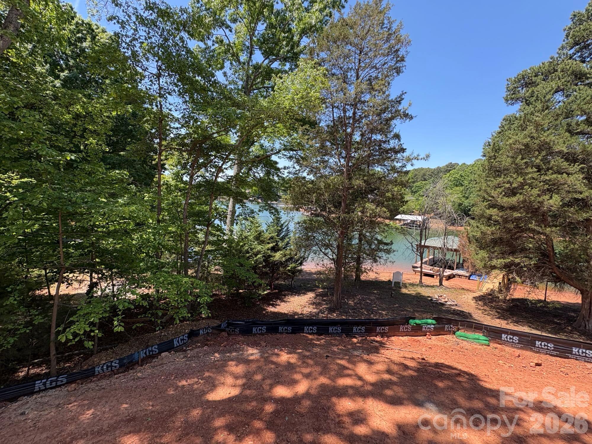view from secondary bedroom 5.3.26 during construction - 505 Kemp Road, Mooresville