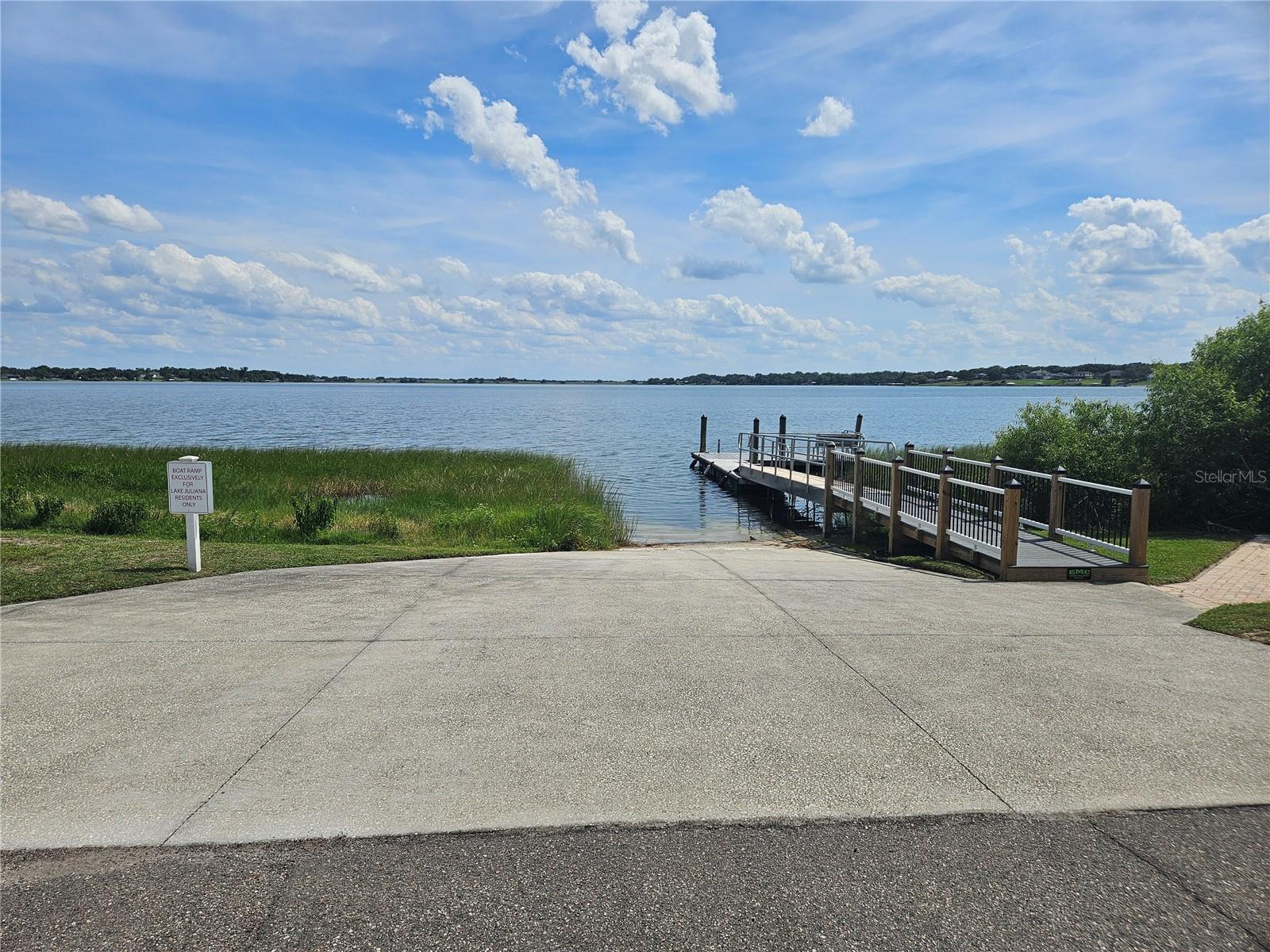 Ramp access to Lake Juliana 900+ acres - 4222 JULIANA LAKE DR, AUBURNDALE