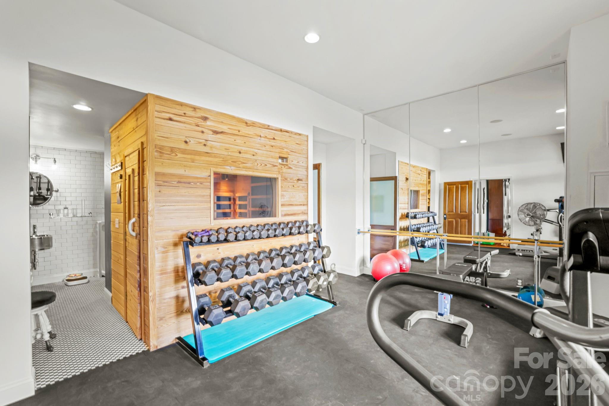 Home Gym - 1052 Toxaway Drive, Lake Toxaway