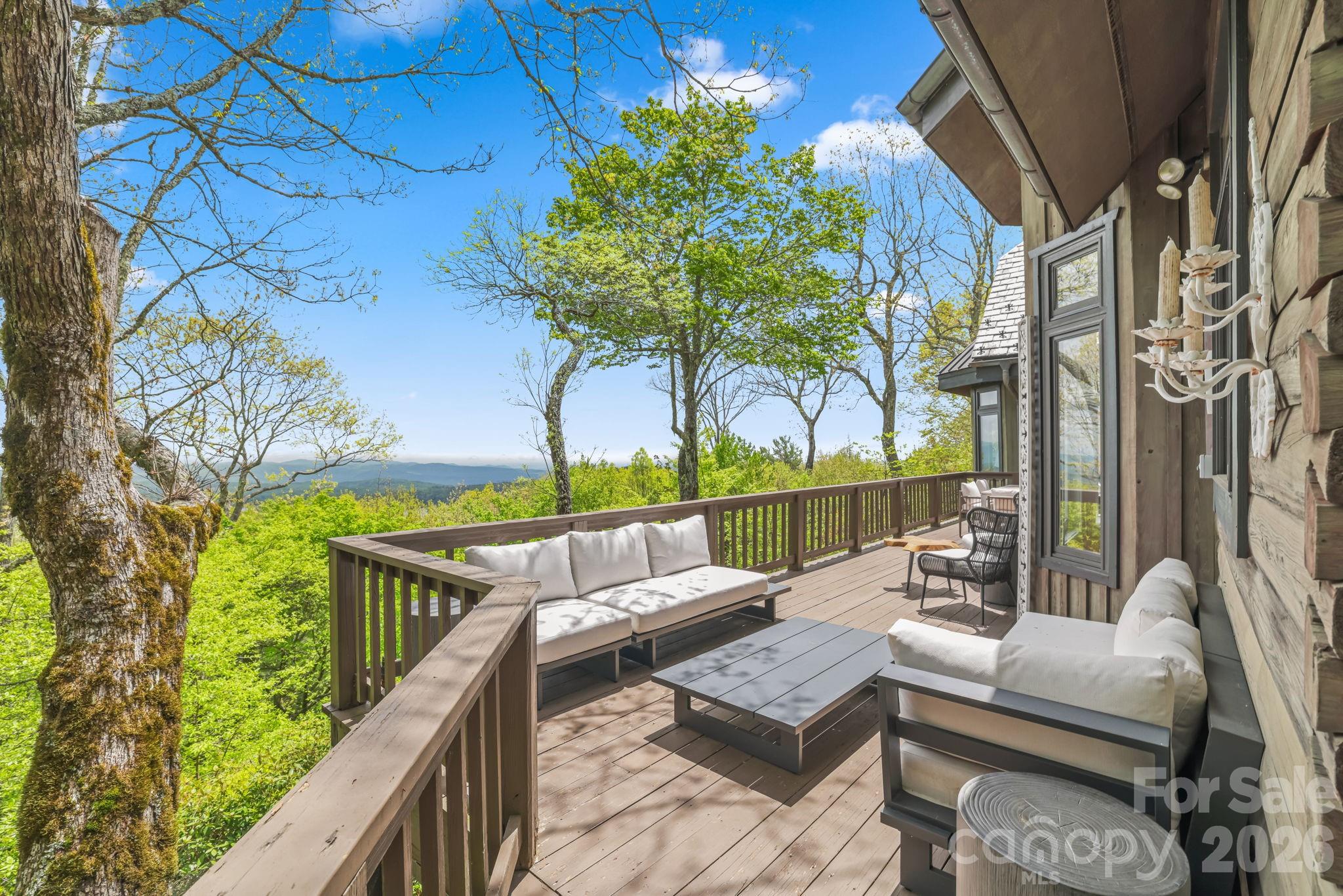 Main Level Outdoor Deck - 1052 Toxaway Drive, Lake Toxaway