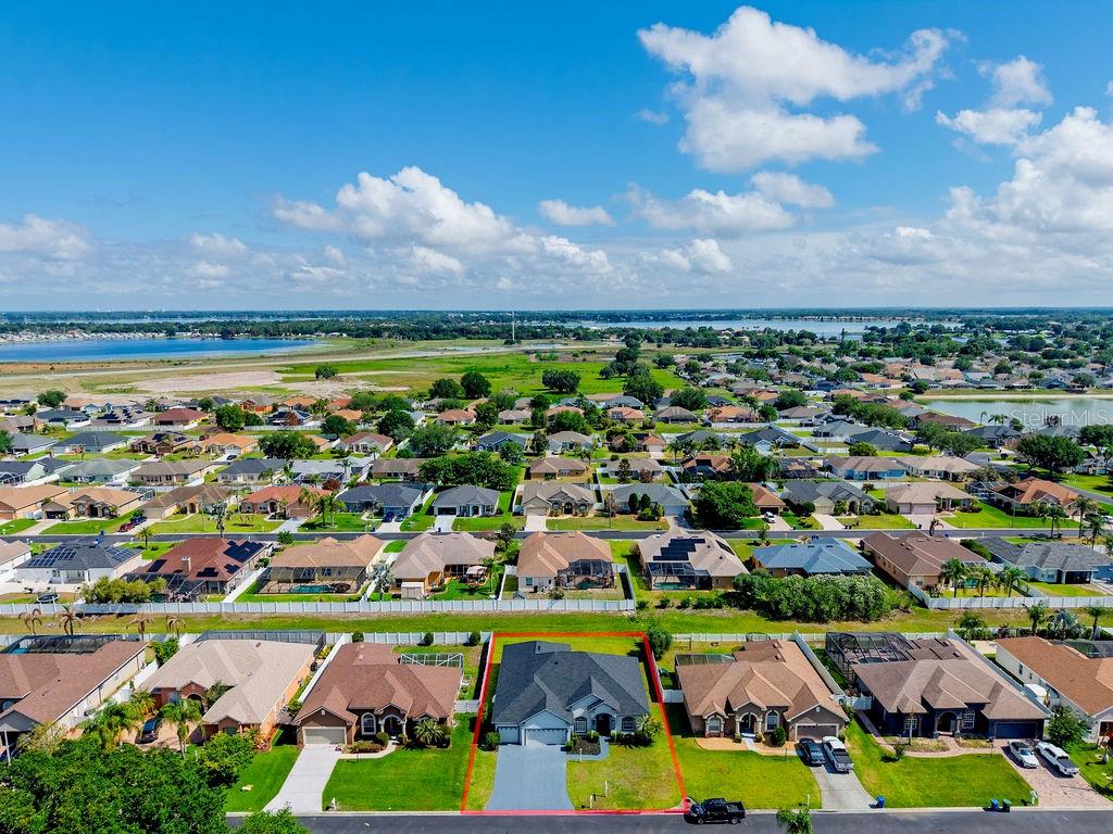 aerial view - 258 TERRANOVA BLVD, WINTER HAVEN