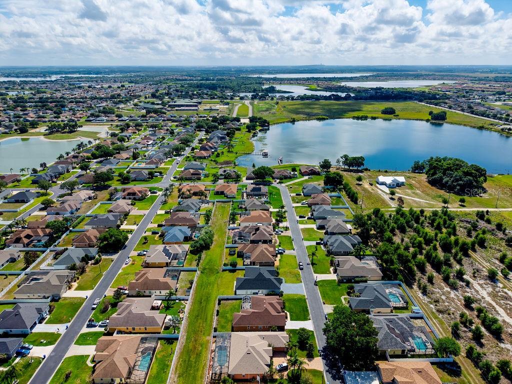 aerial view - 258 TERRANOVA BLVD, WINTER HAVEN