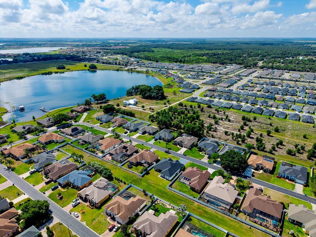 aerial view - 258 TERRANOVA BLVD, WINTER HAVEN