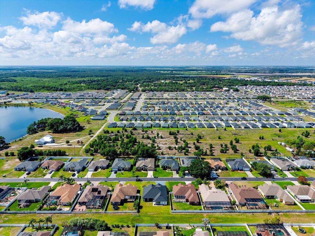 aerial view - 258 TERRANOVA BLVD, WINTER HAVEN