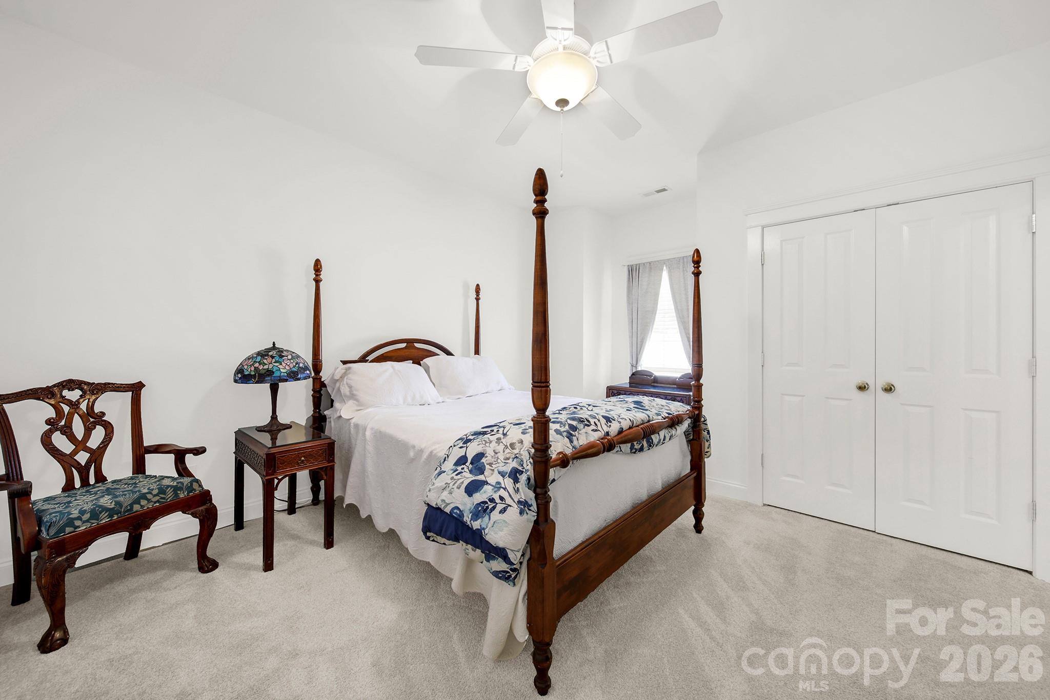 Upstairs Guest Room #1 - Attached Bath (Jack & Jill) with private sink & water closet. - 4214 Settler Heights Drive, Fort Mill