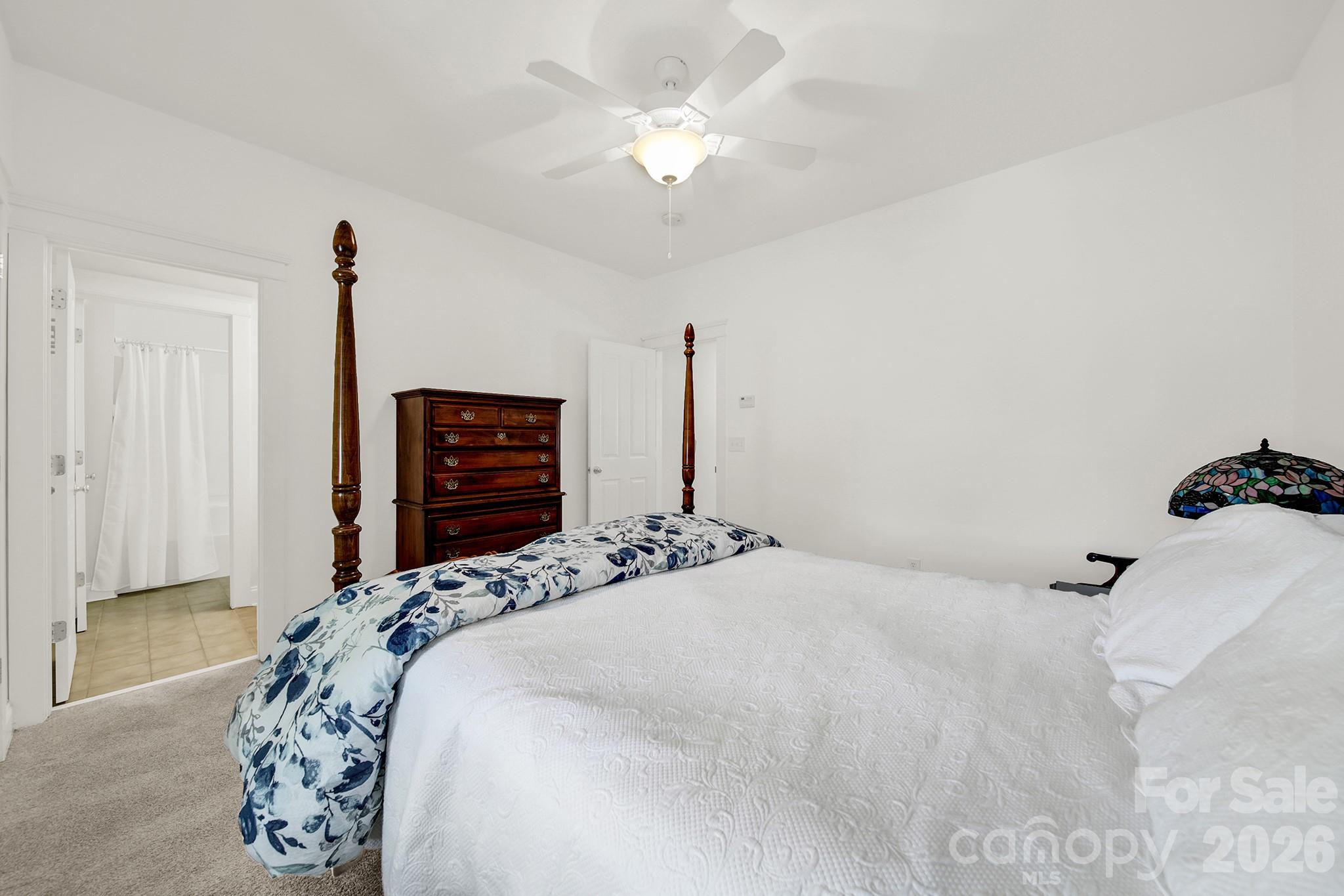 Upstairs Guest Room #1 - Attached Bath (Jack & Jill) with private sink & water closet. - 4214 Settler Heights Drive, Fort Mill