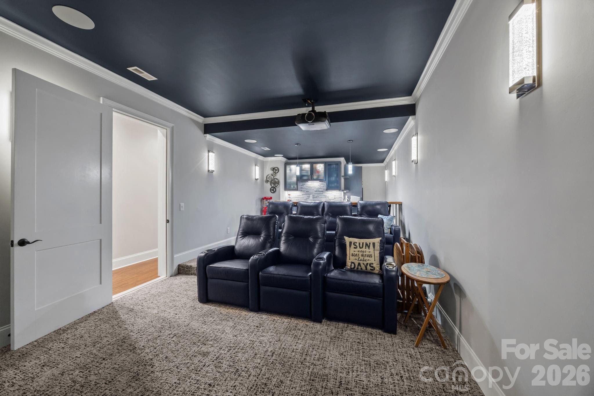 Theater Room - 122 Sisters Cove Court, Mooresville