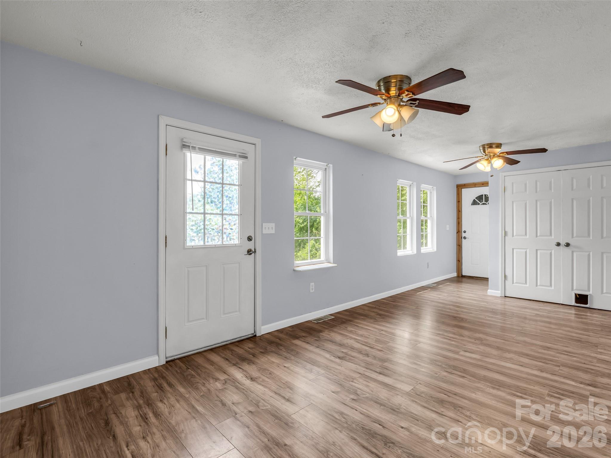 Front Door In Living Room - 1916 Old Spartanburg Road, Hendersonville