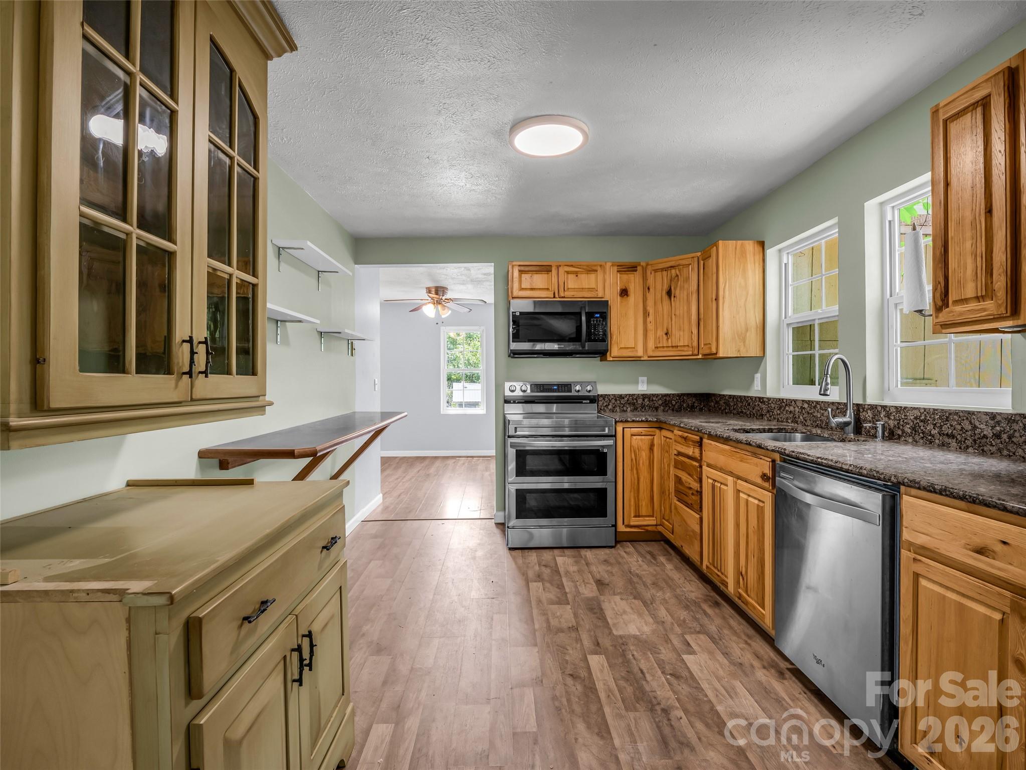 In Kitchen View Of Living Room - 1916 Old Spartanburg Road, Hendersonville