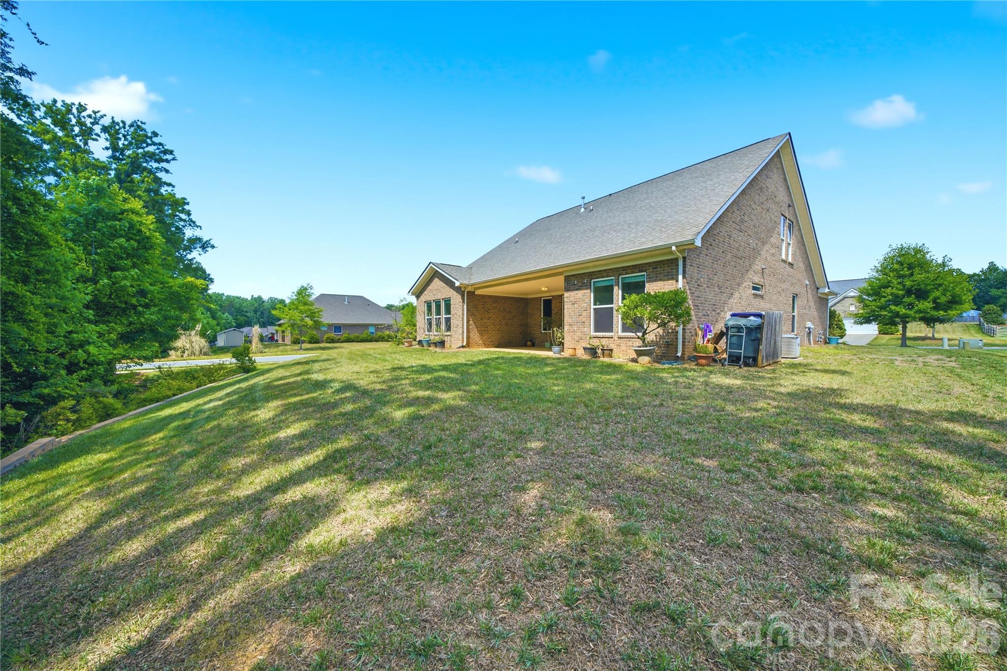 BACK YARD - 8759 Mullis Forest Court, Mint Hill