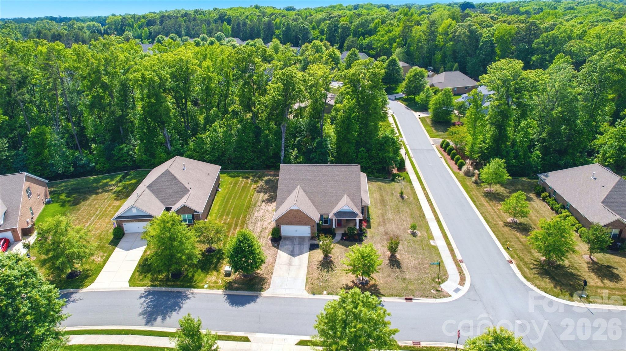 AERIAL VIEW - 8759 Mullis Forest Court, Mint Hill