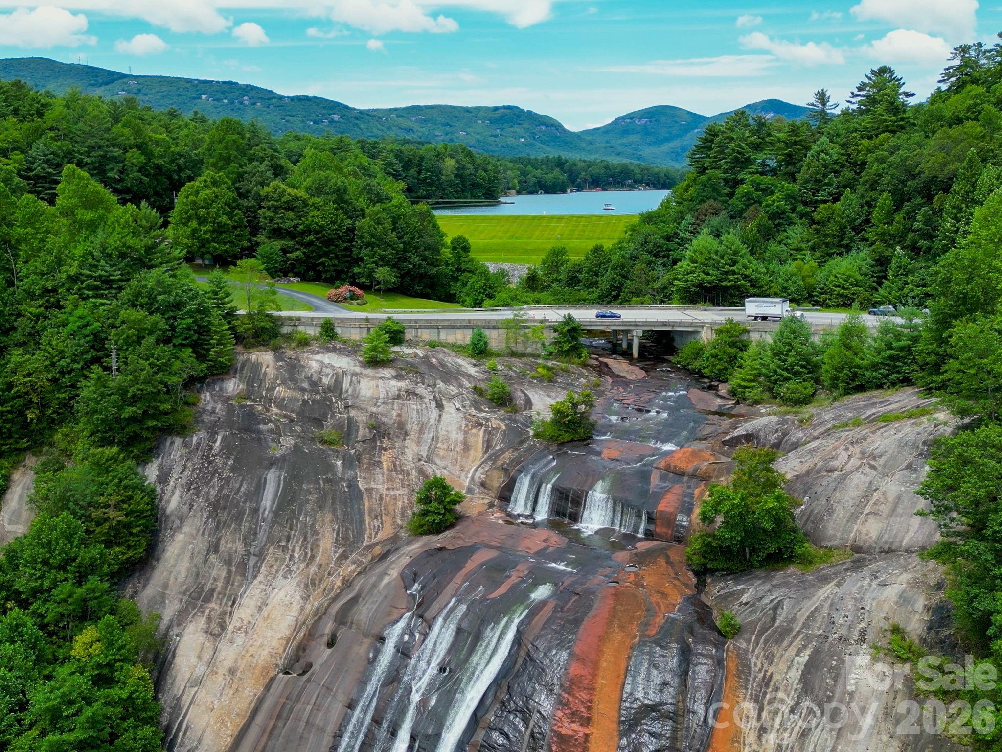 Drone View of Lake Toxaway - 78 Upper Tanglewood Road, Lake Toxaway