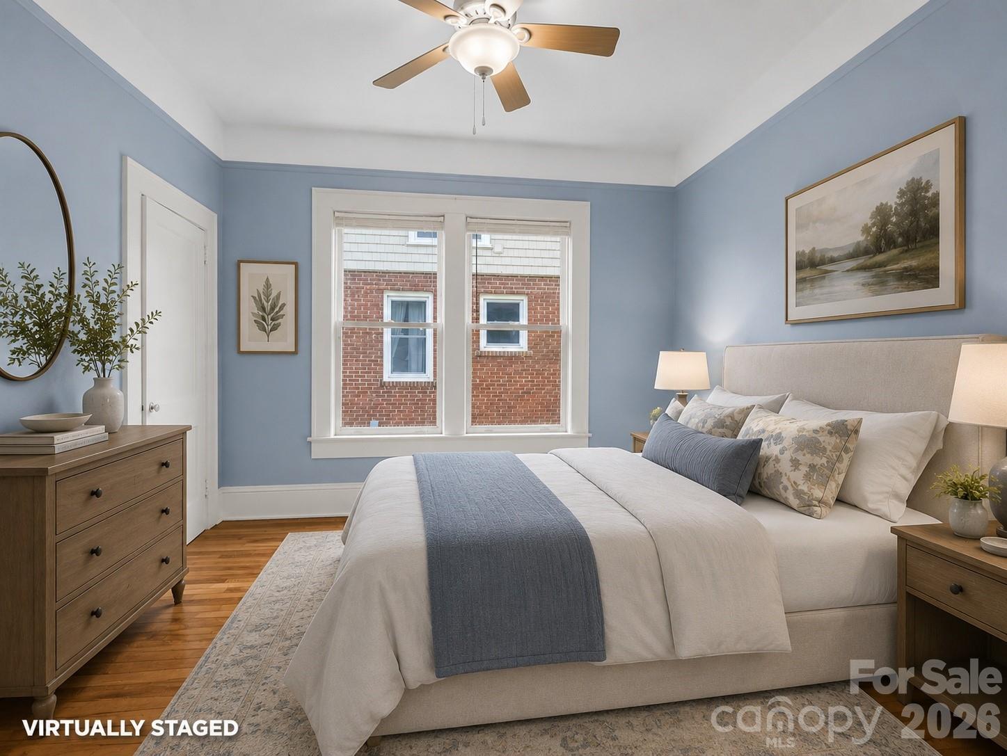 virtually staged 2nd bedroom - 1534 Kensington Road, Hendersonville