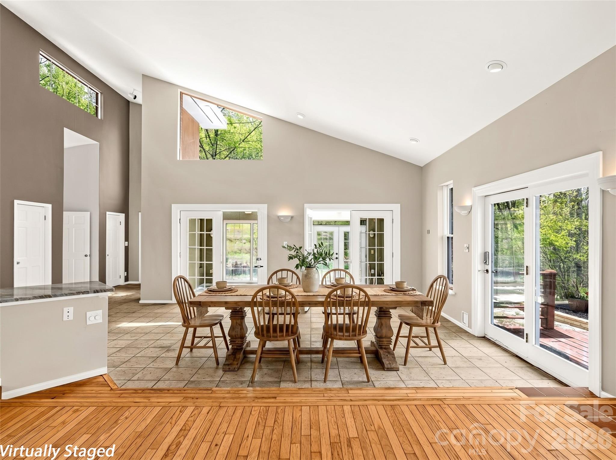 extra large dining area virtually staged - 76 Raven Rock Lane, Marshall