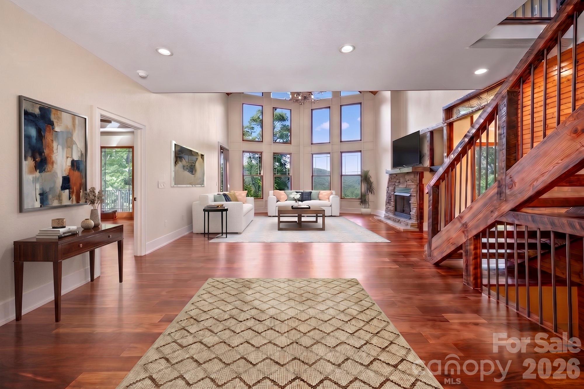 Virtually Staged Photo - 556 High Pines Loop, Lake Lure