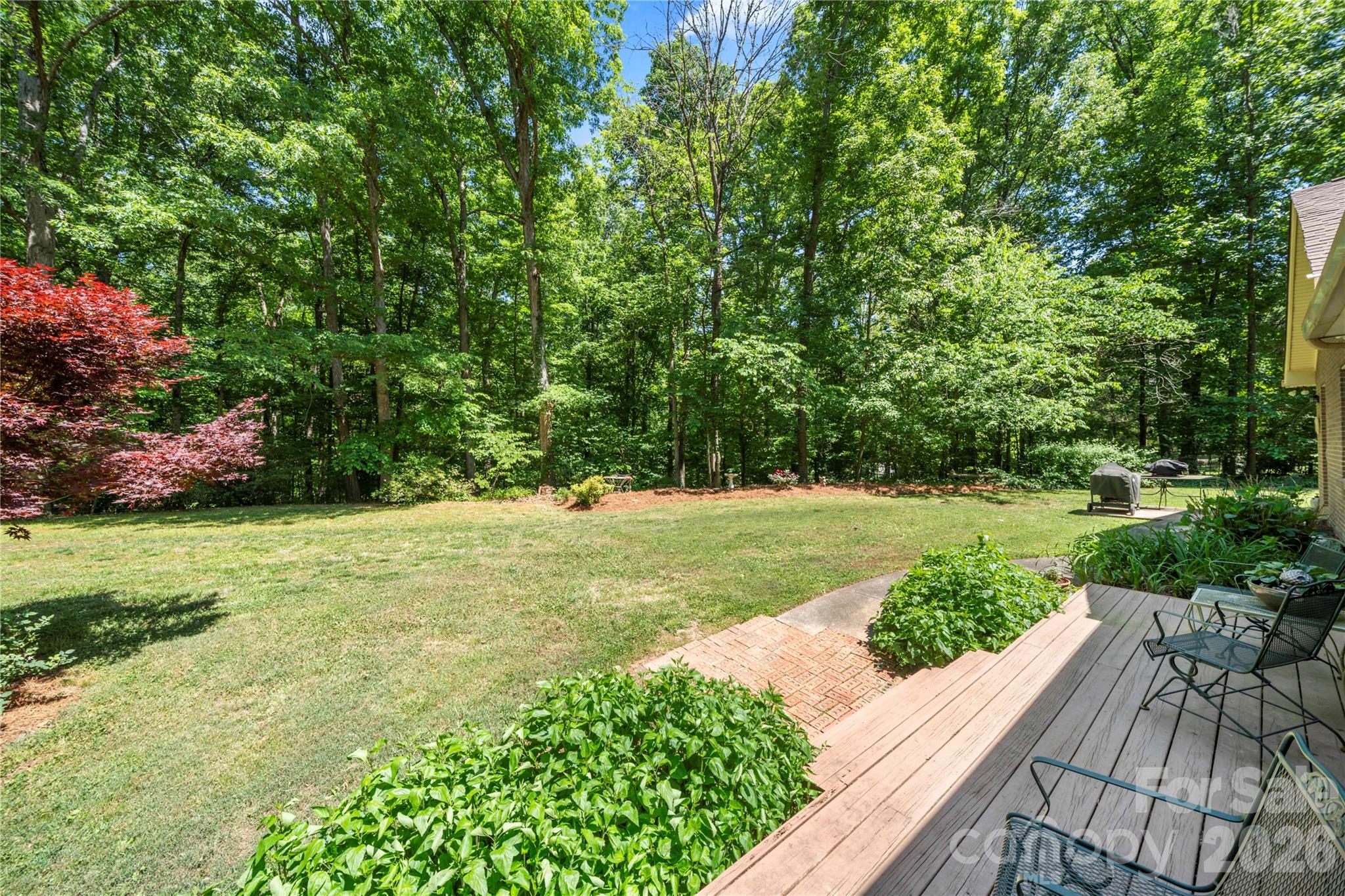 Rear deck and patio area - 3426 Driftwood Drive, Gastonia