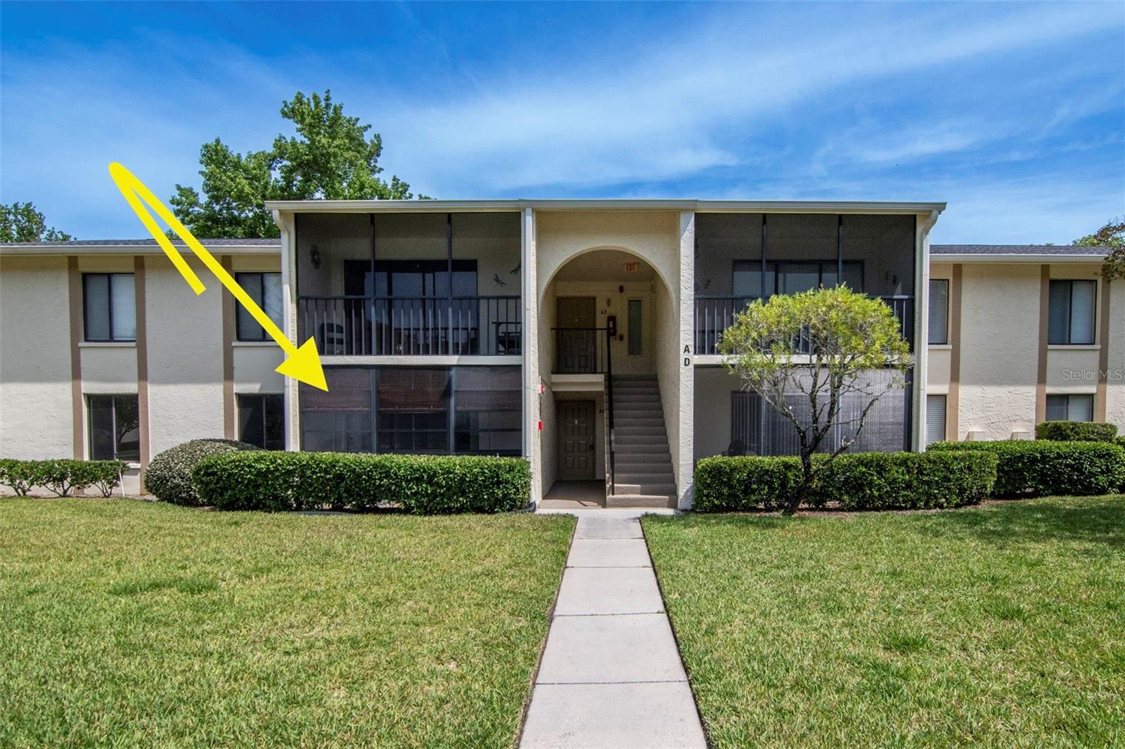 Condo Front View- first floor - 3211 LAKE PINE WAY E #A1, TARPON SPRINGS