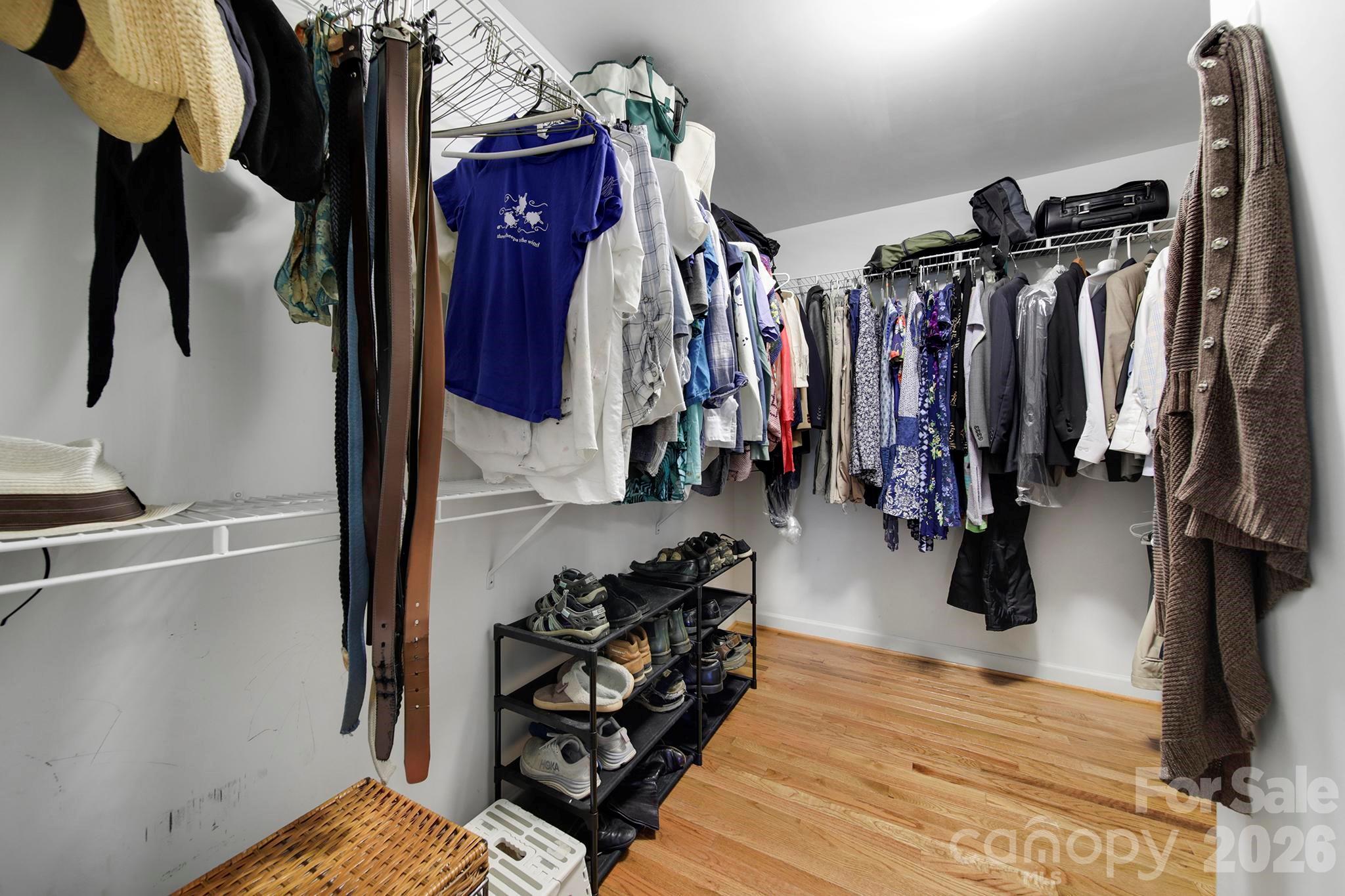 Primary walk-in closet - 530 Calabash Road, Clover