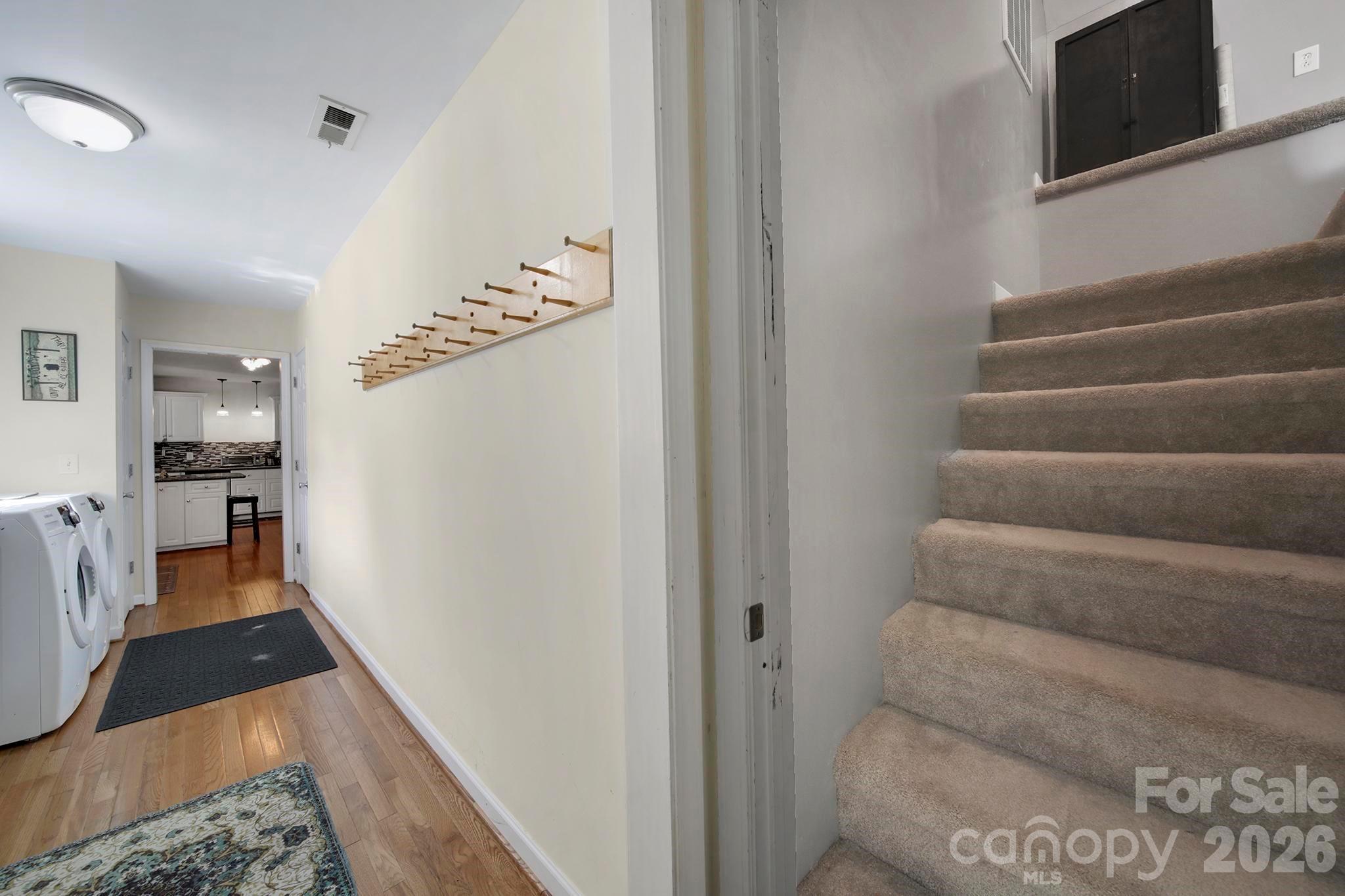 2nd staircase to 4th bedroom - 530 Calabash Road, Clover