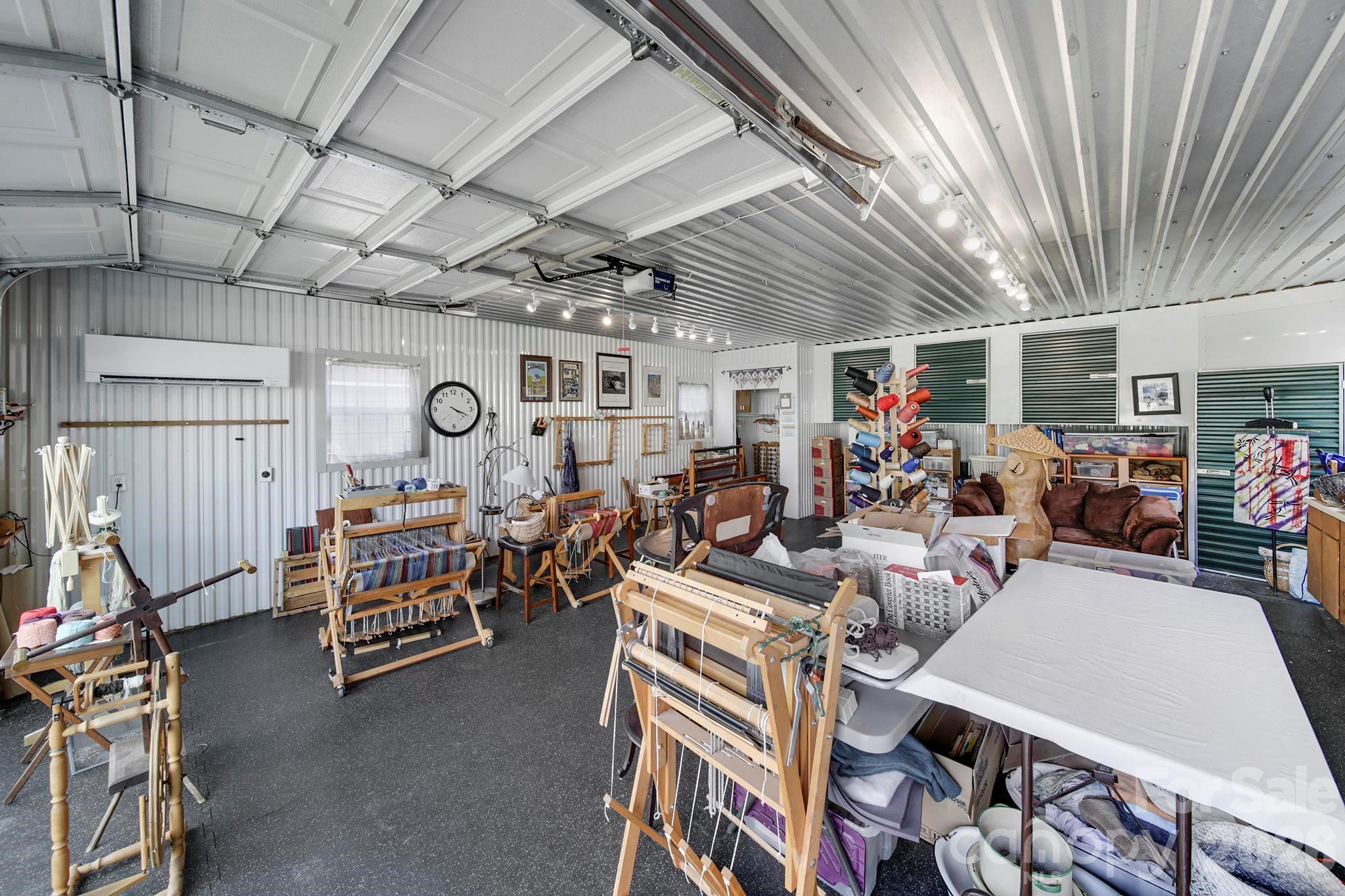 Interior of detached workshop - 530 Calabash Road, Clover