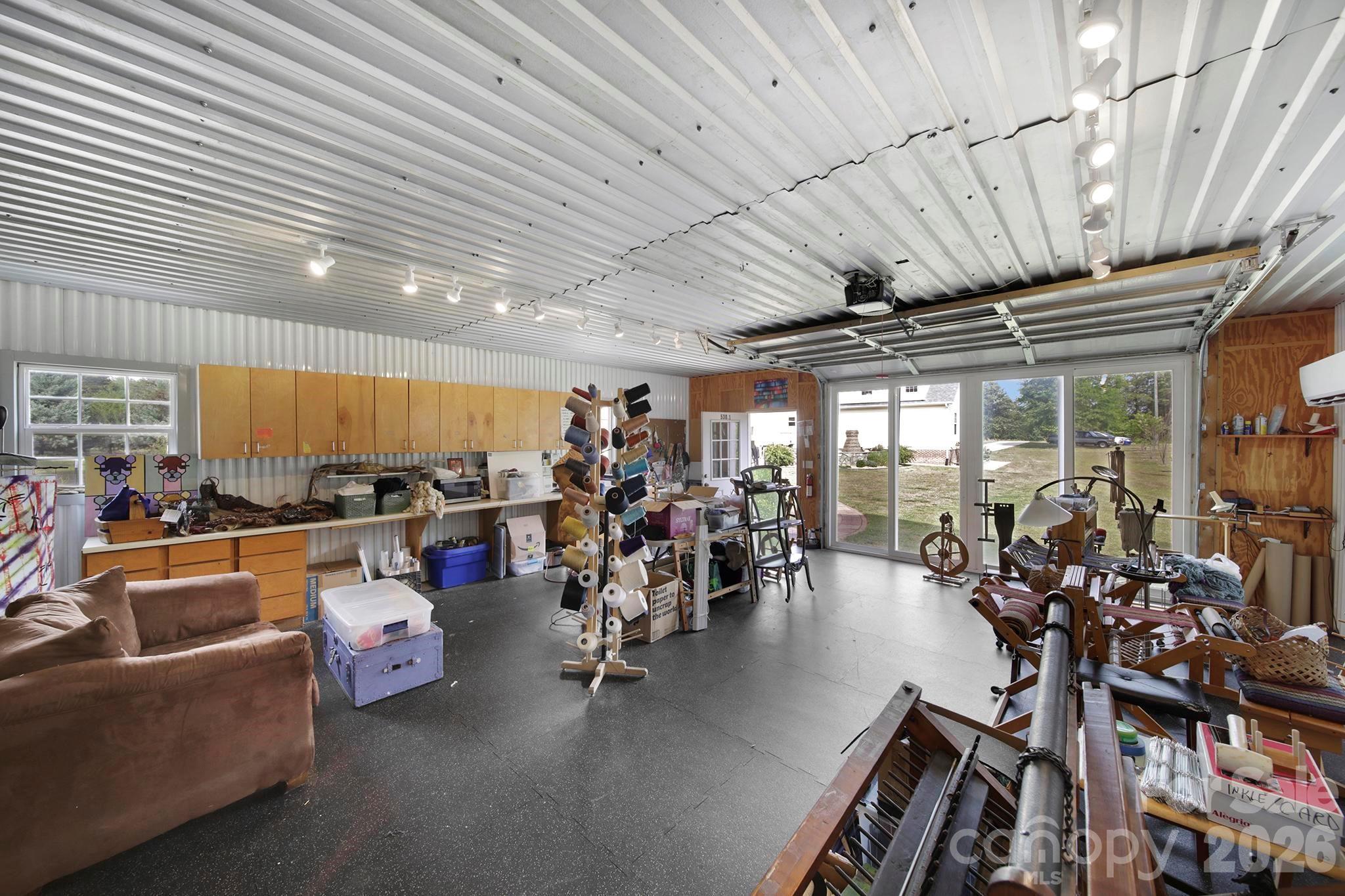 Interior of detached workshop - 530 Calabash Road, Clover