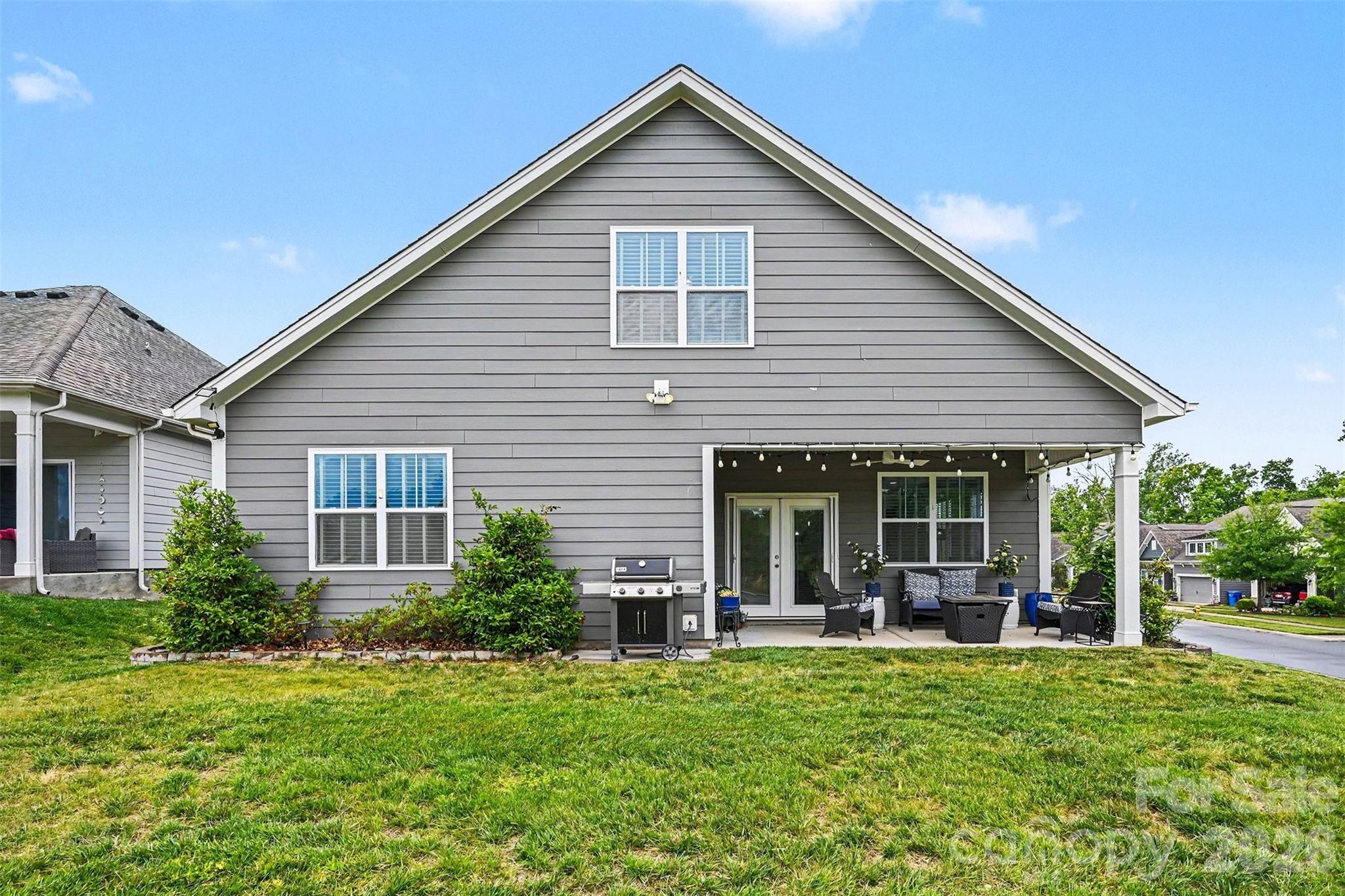Covered Patio and direct hook up for natural gas grill - 122 Boatwright Lane, Mooresville