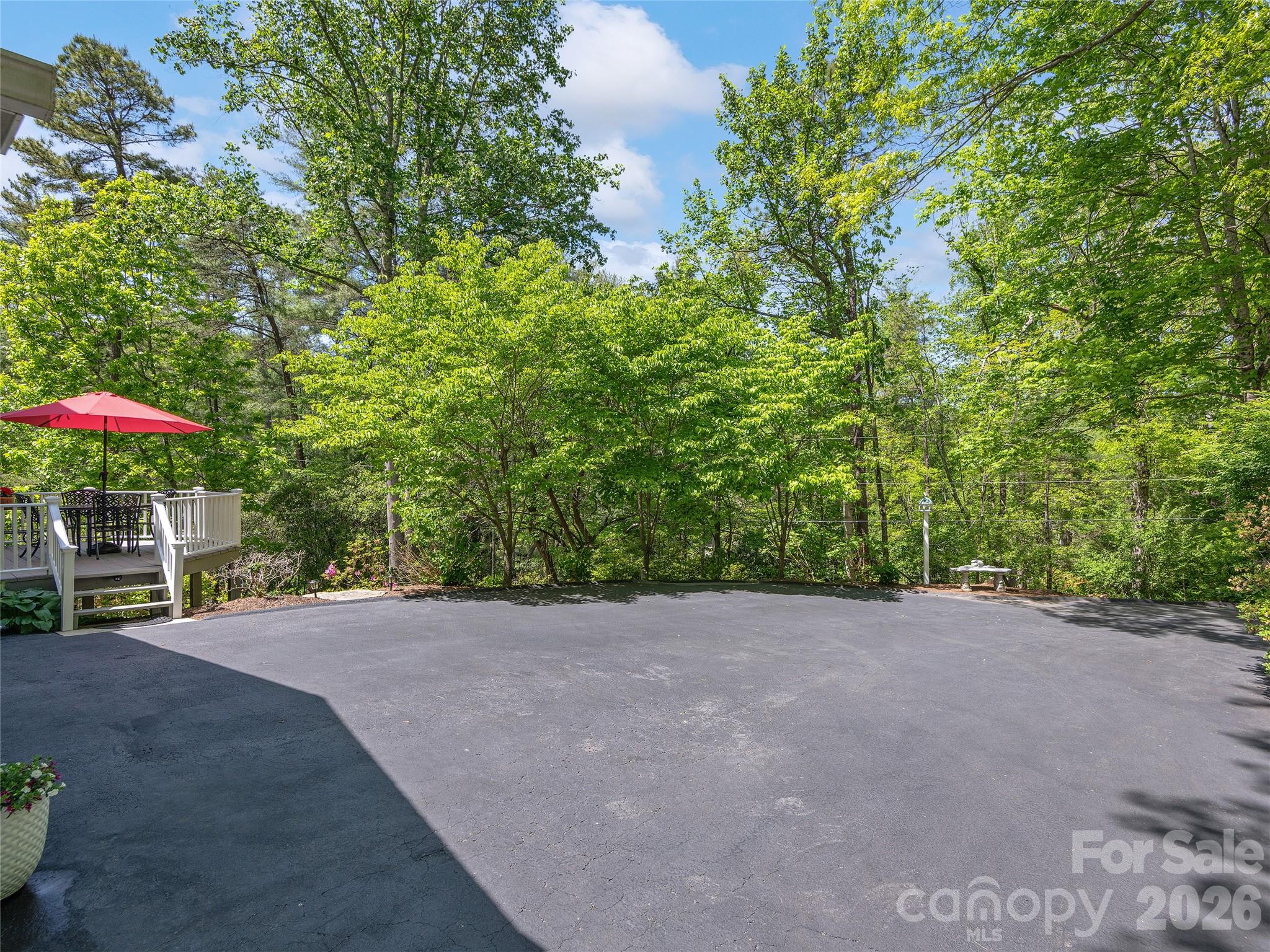 Large parking and turn around - 81 Old Gap Creek Road, Fairview