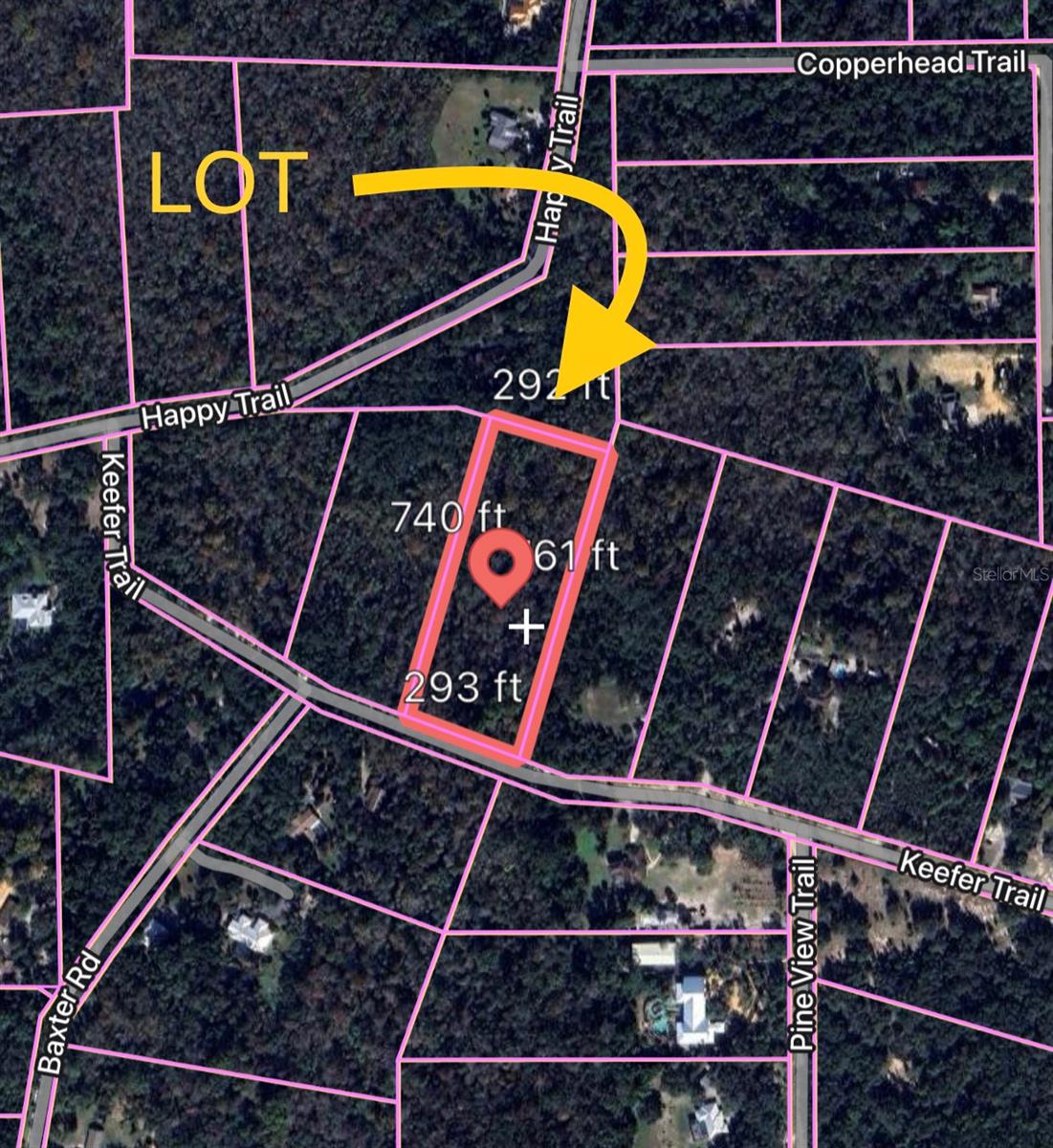 Map is for reference only. Lot to the left after Baxter Rd - KEEFER TRL, KISSIMMEE