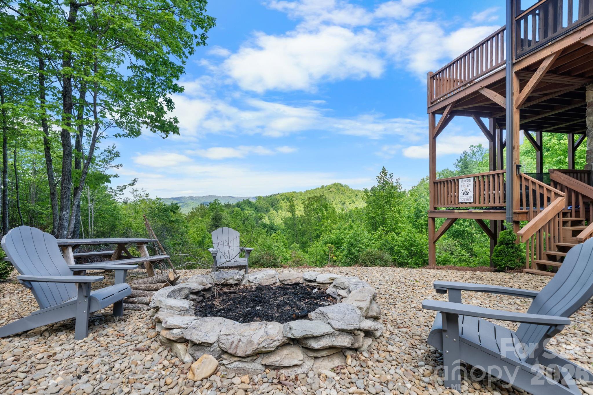 Fire Pit / Picnic Area - 6749 Fire Crest Lane, Lenoir