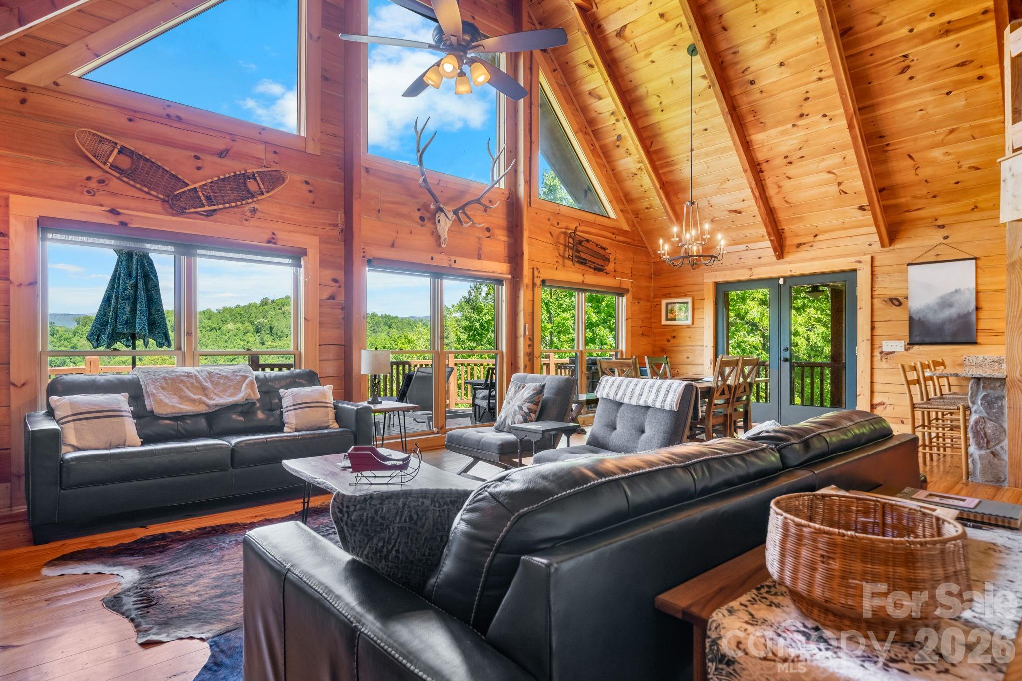 Enjoy The Views From Inside - The Windows Also Have Remote Controlled Blinds - 6749 Fire Crest Lane, Lenoir