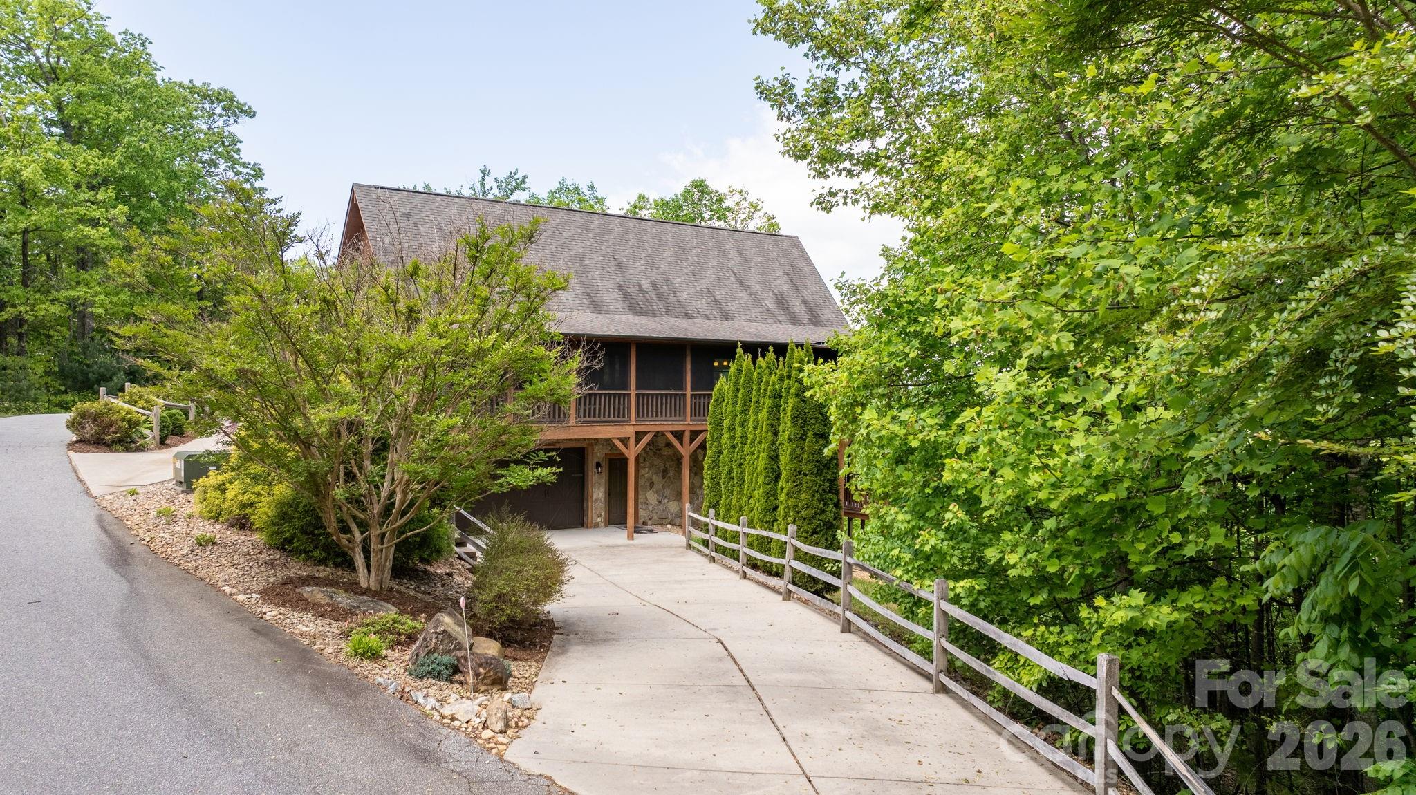 Lower Drive To Basement Entry - 6749 Fire Crest Lane, Lenoir