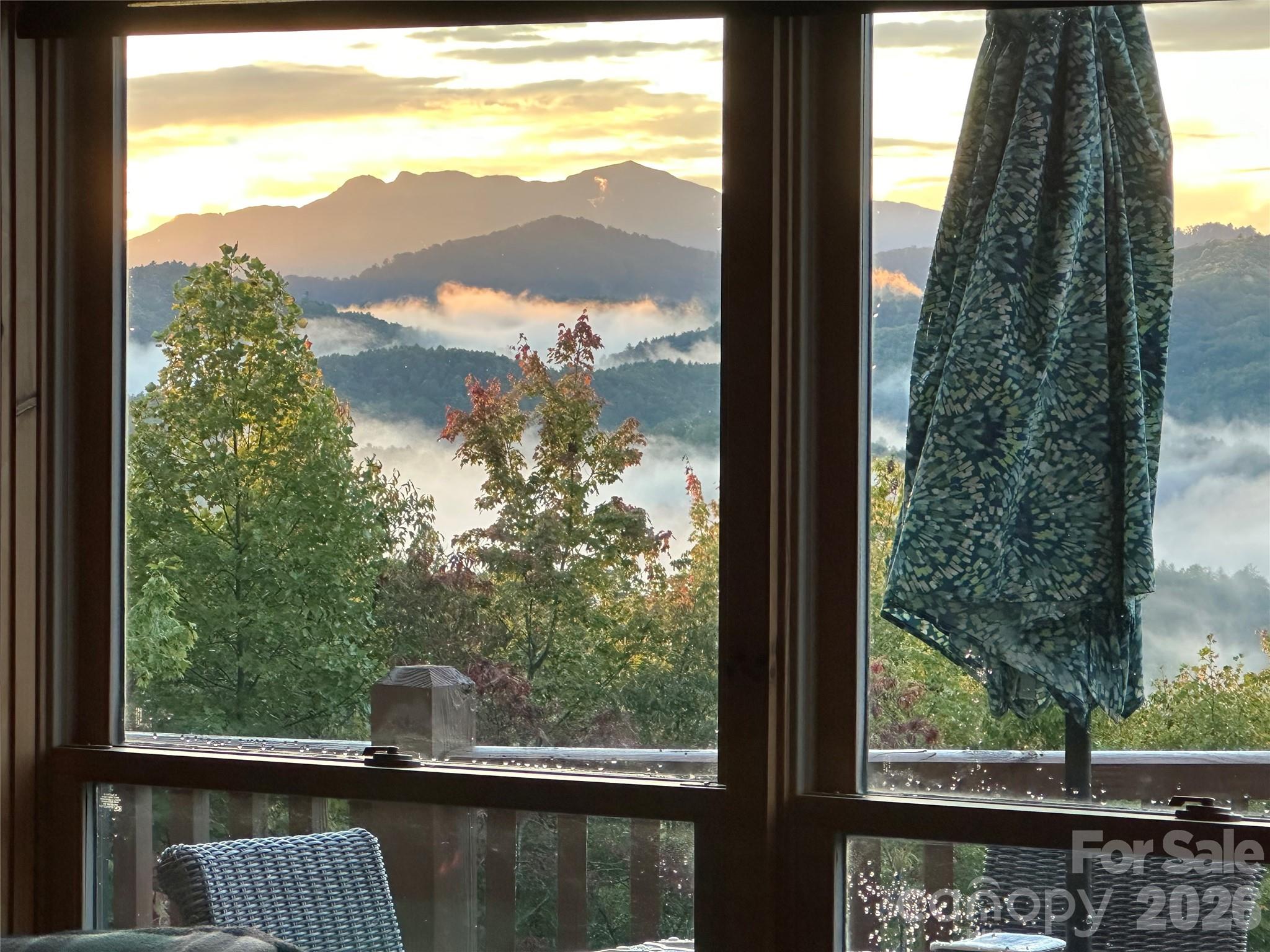 Beautiful Layers of Fog Between the Mountains After Rain - 6749 Fire Crest Lane, Lenoir