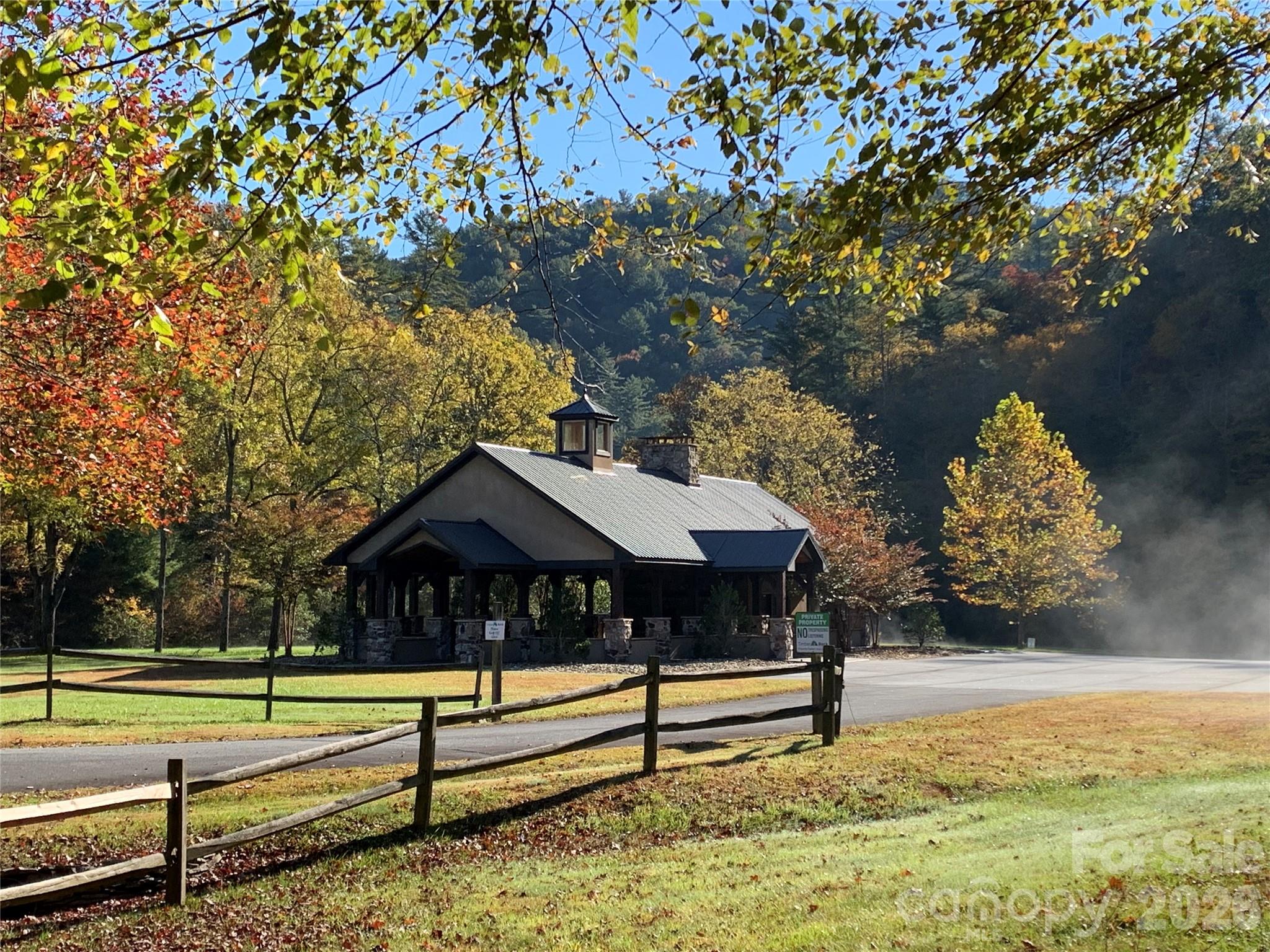 Owners Pavilion in Fall - 6749 Fire Crest Lane, Lenoir