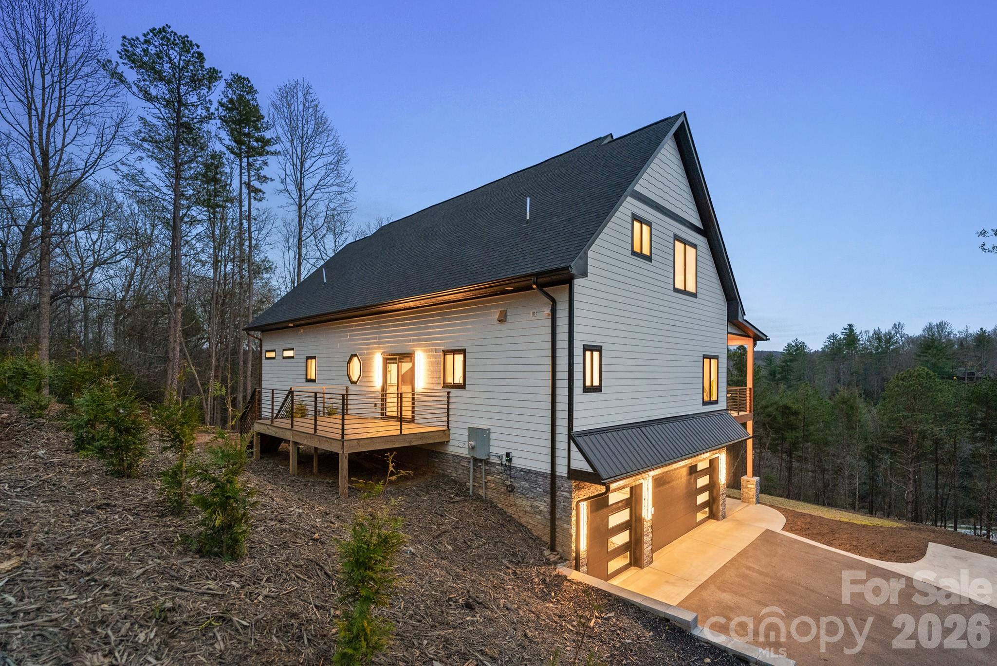 New landscaping - 74 Jeranna Road, Mills River